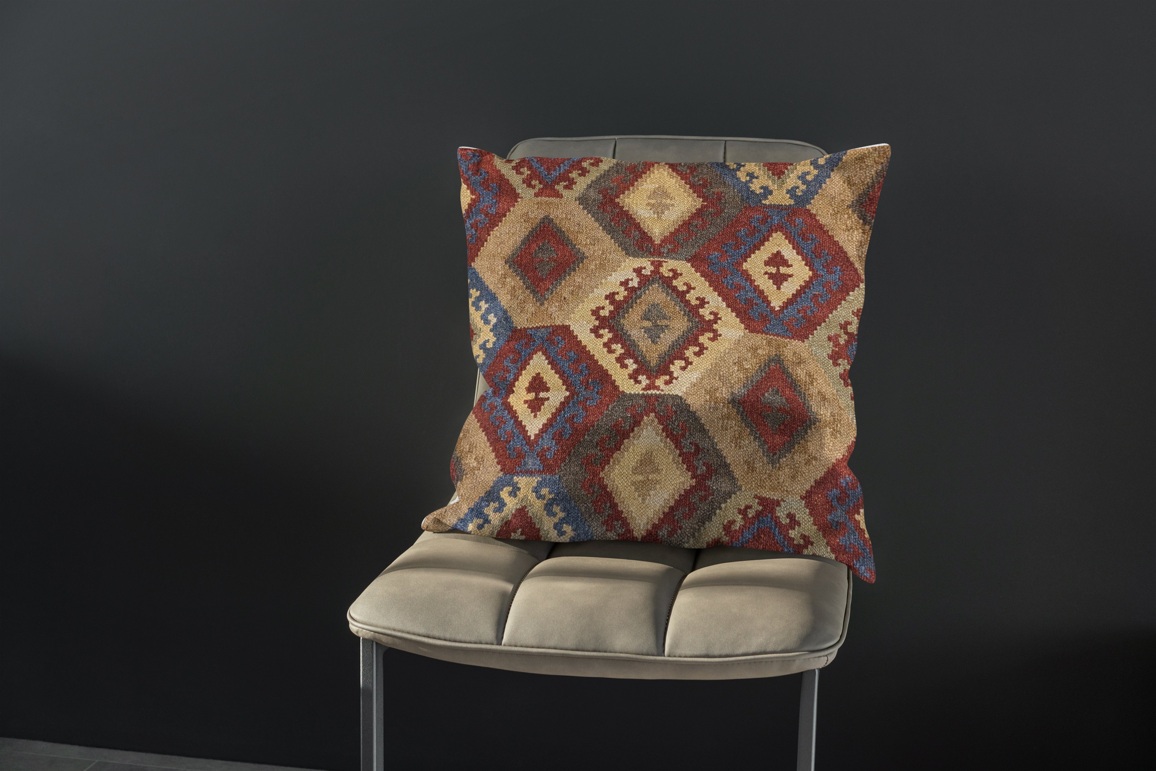 Turkish Kilim Cushion Cover - 50 x 50 cm