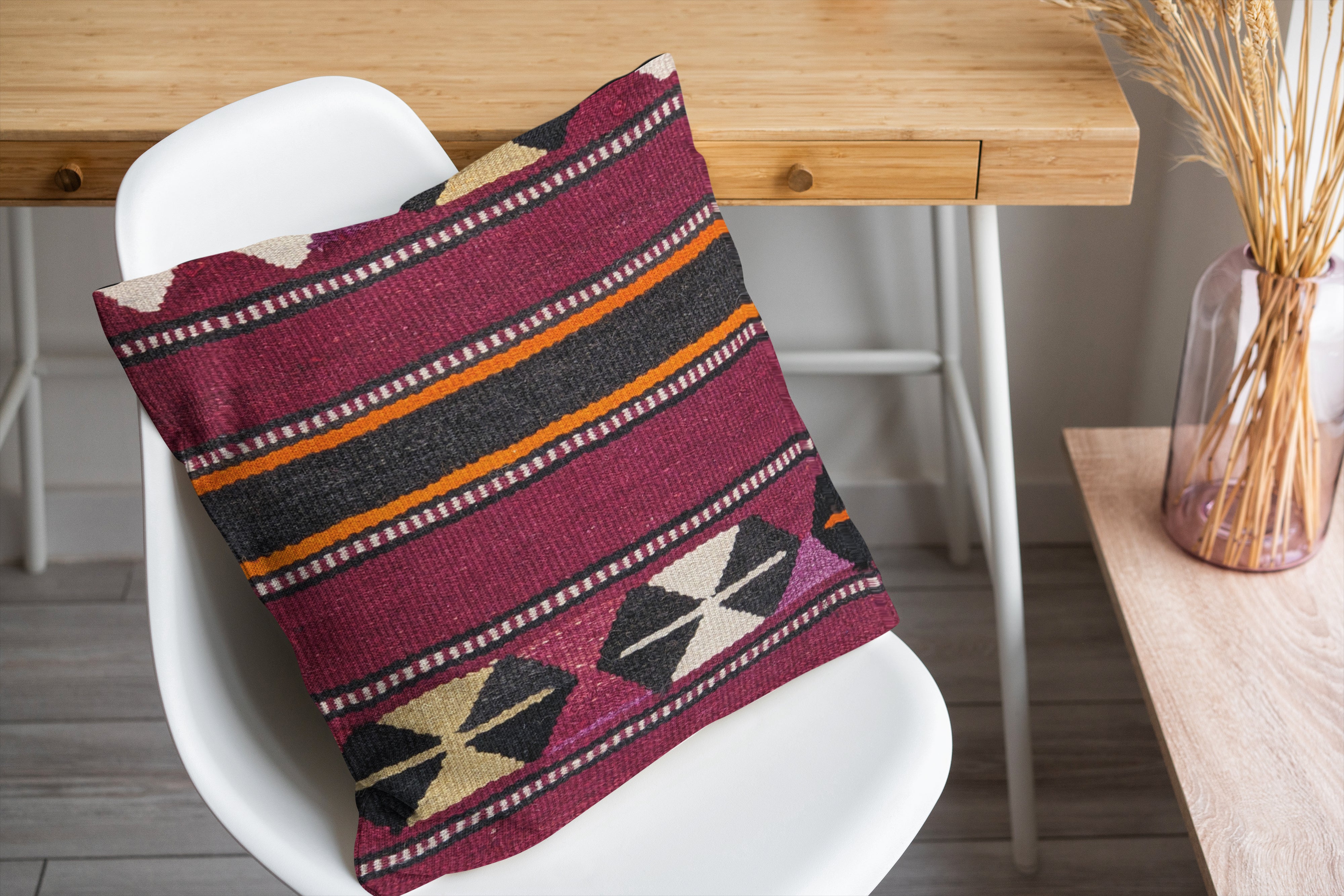 Turkish Kilim Cushion Cover - 42 x 40 cm