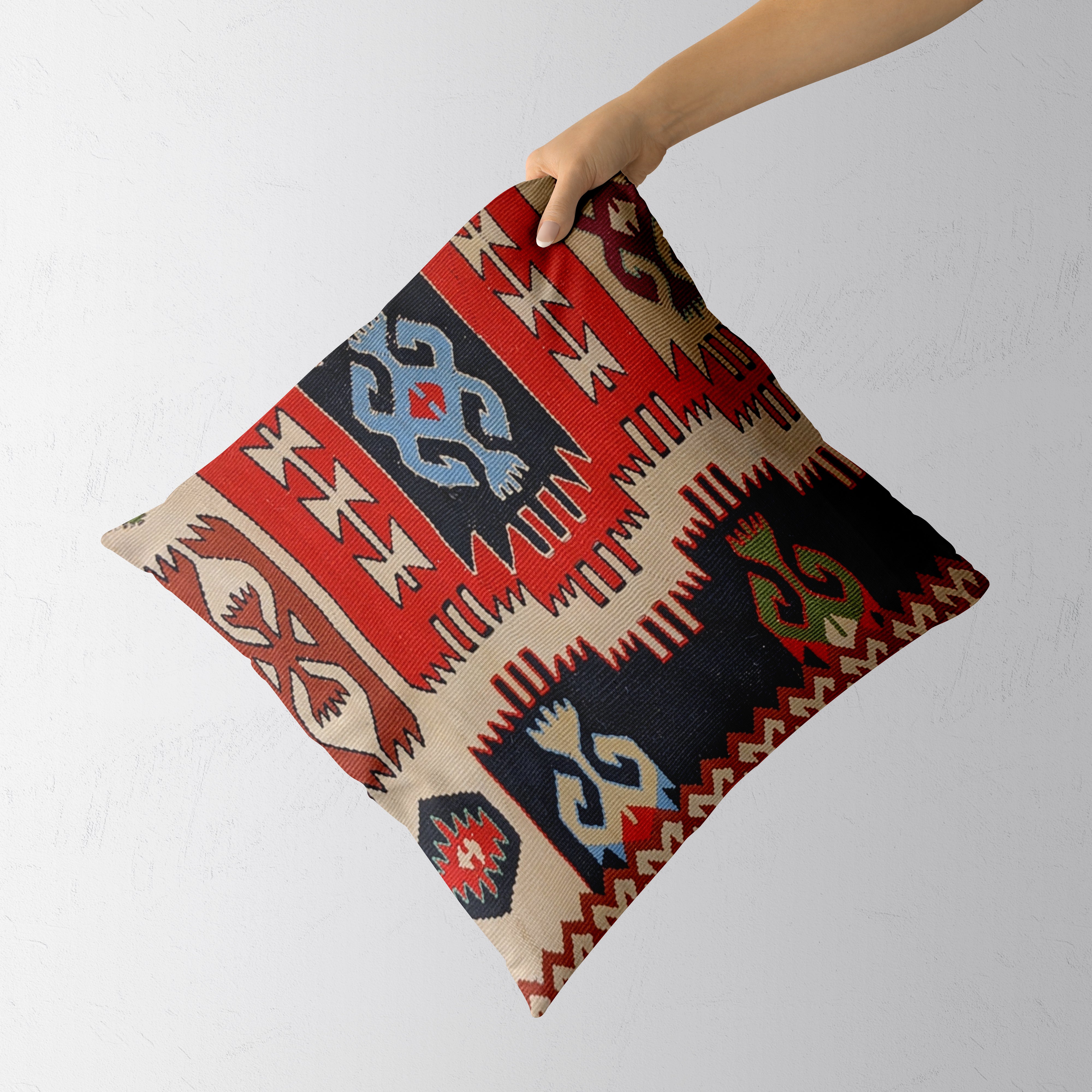 Turkish Kilim Cushion Cover - 45 x 45 cm