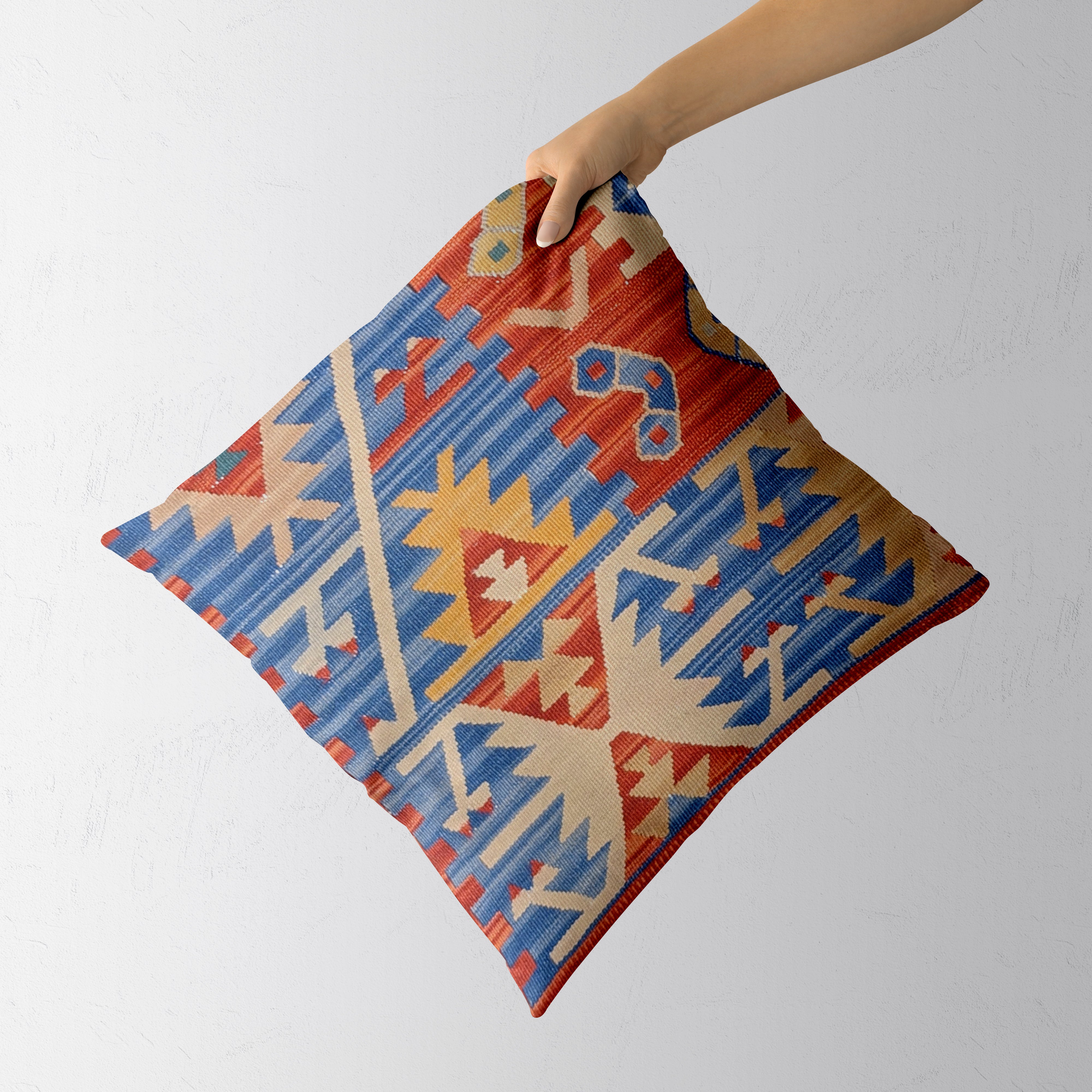 Turkish Kilim Cushion Cover - 48 x 46 cm