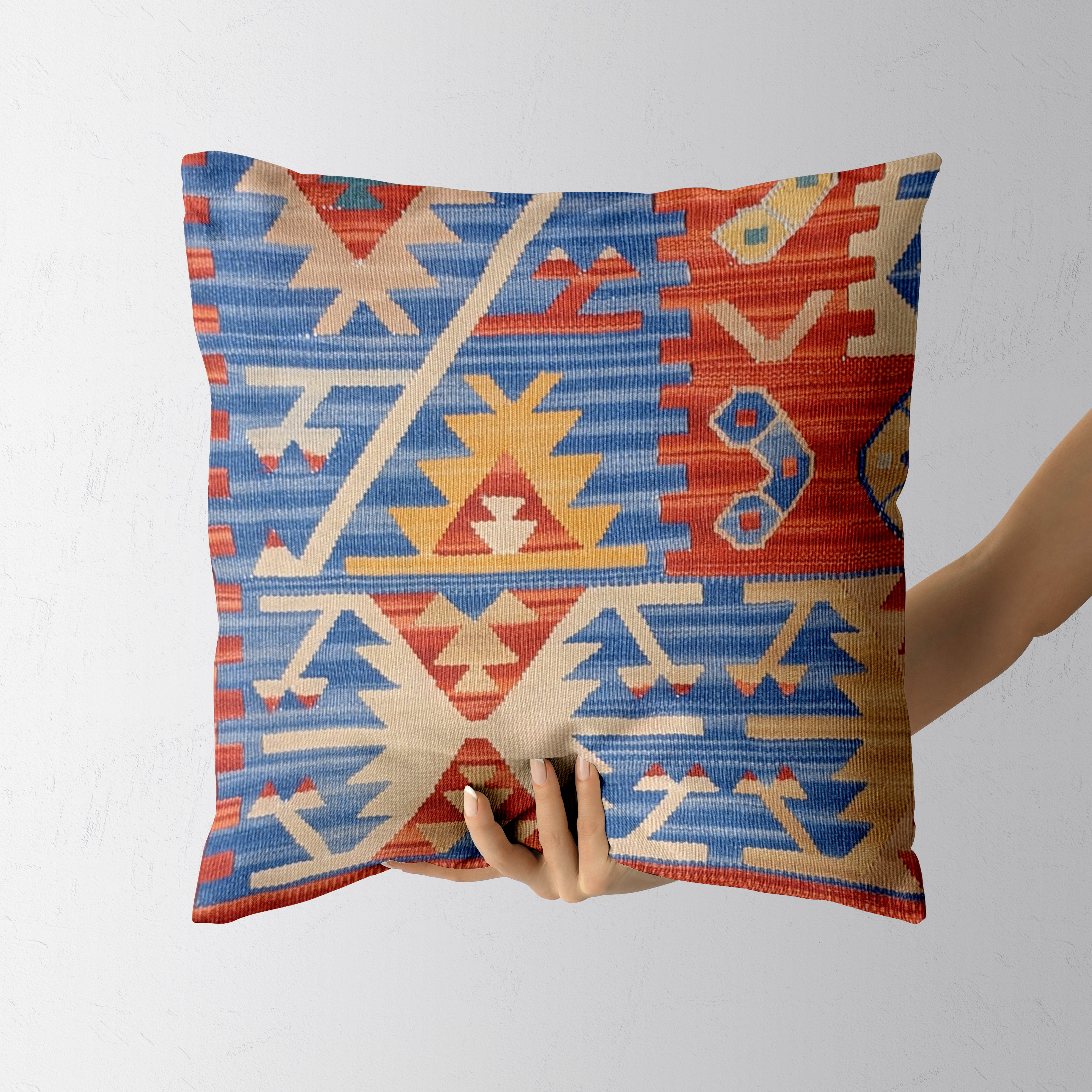 Turkish Kilim Cushion Cover - 48 x 46 cm