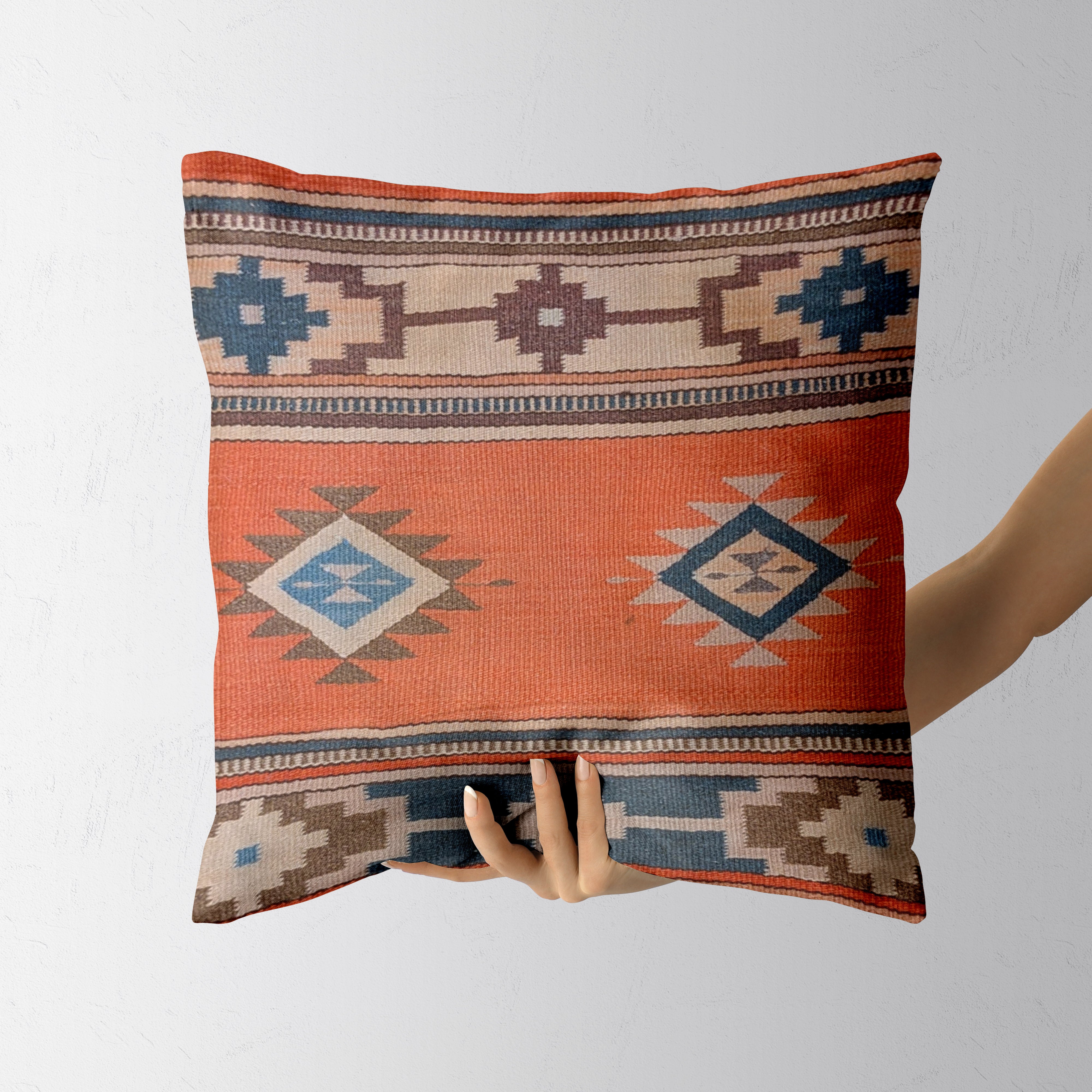 Housse de coussin Kilim turc - 50 x 50 cm