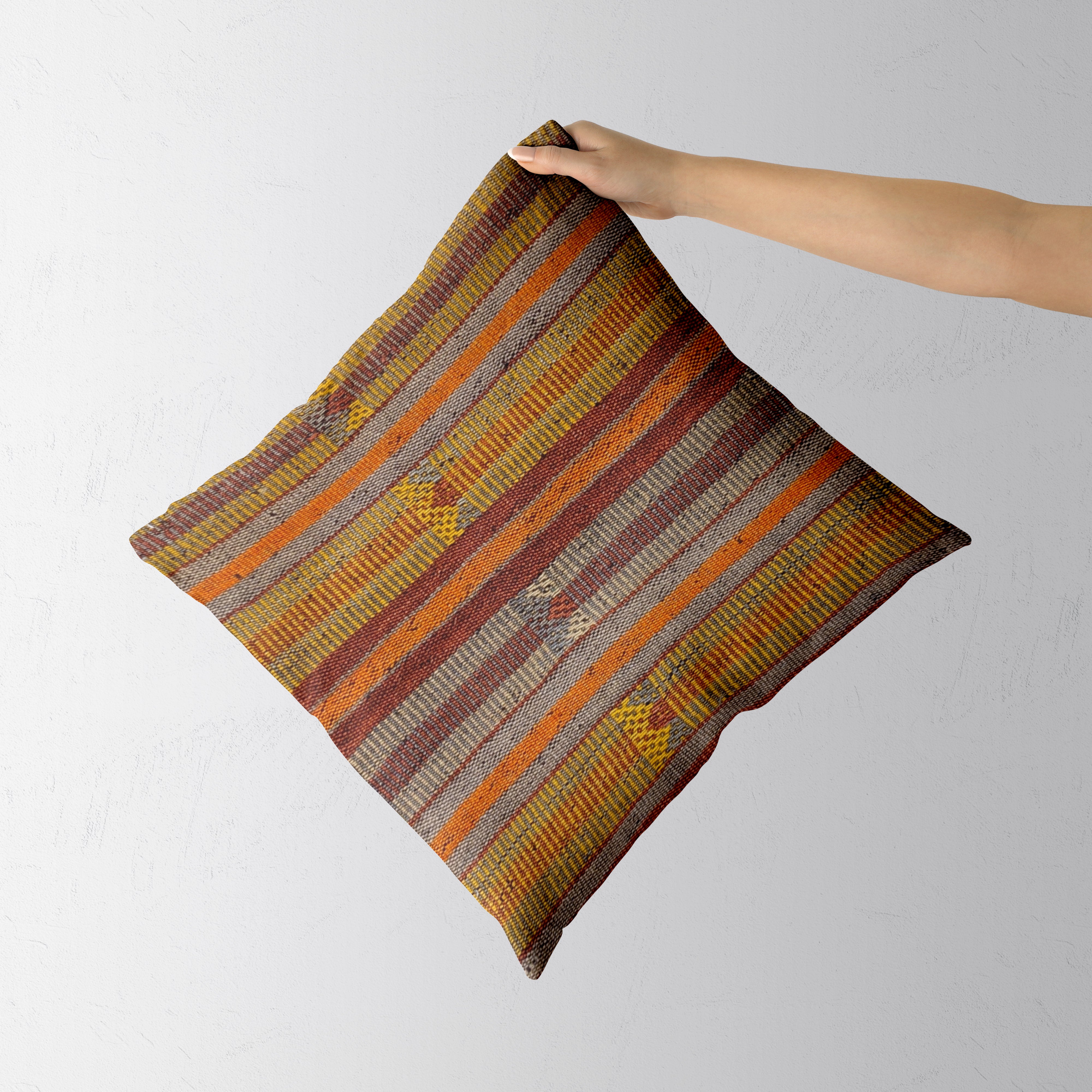 Turkish Kilim Cushion Cover - 43 x 43 cm