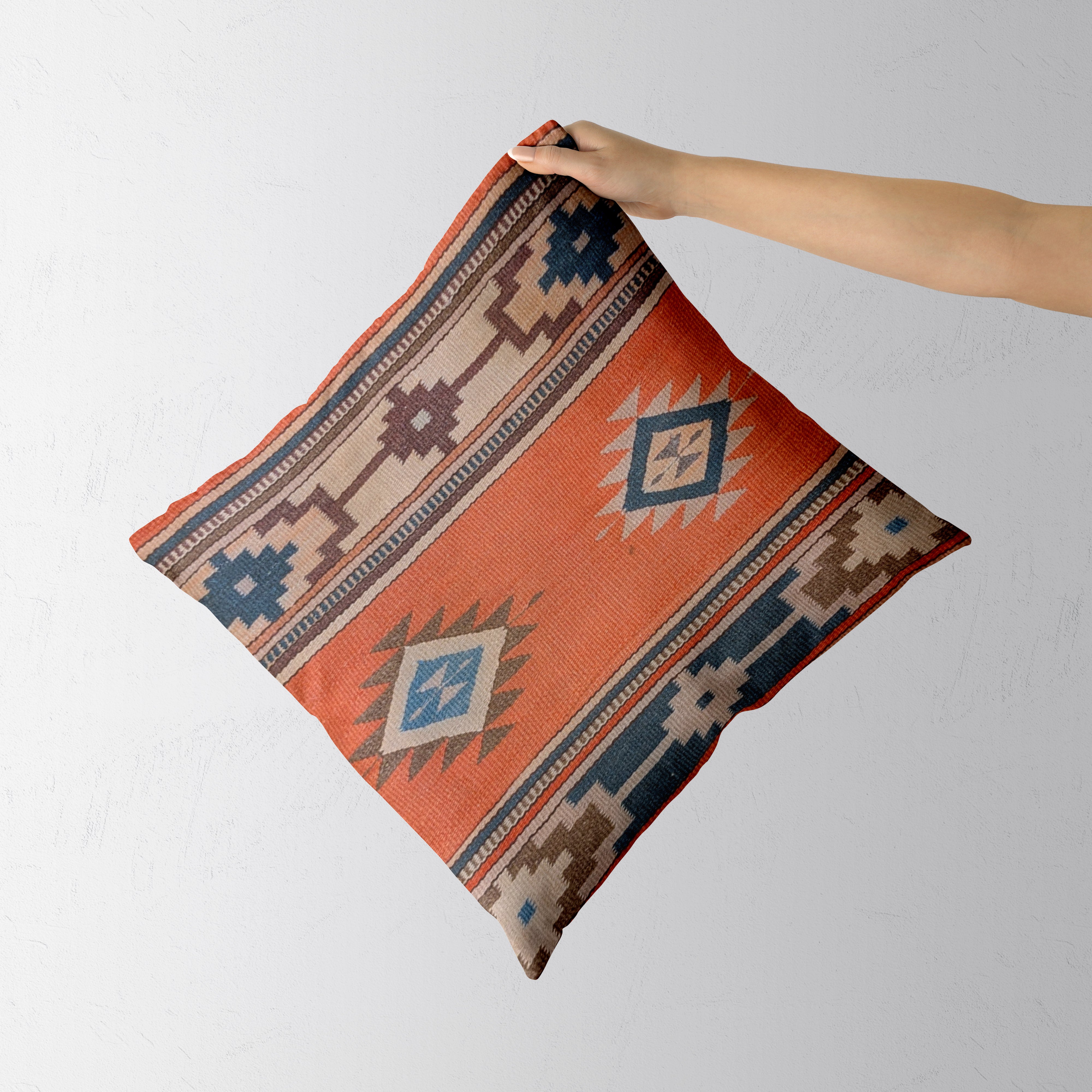 Housse de coussin Kilim turc - 50 x 50 cm