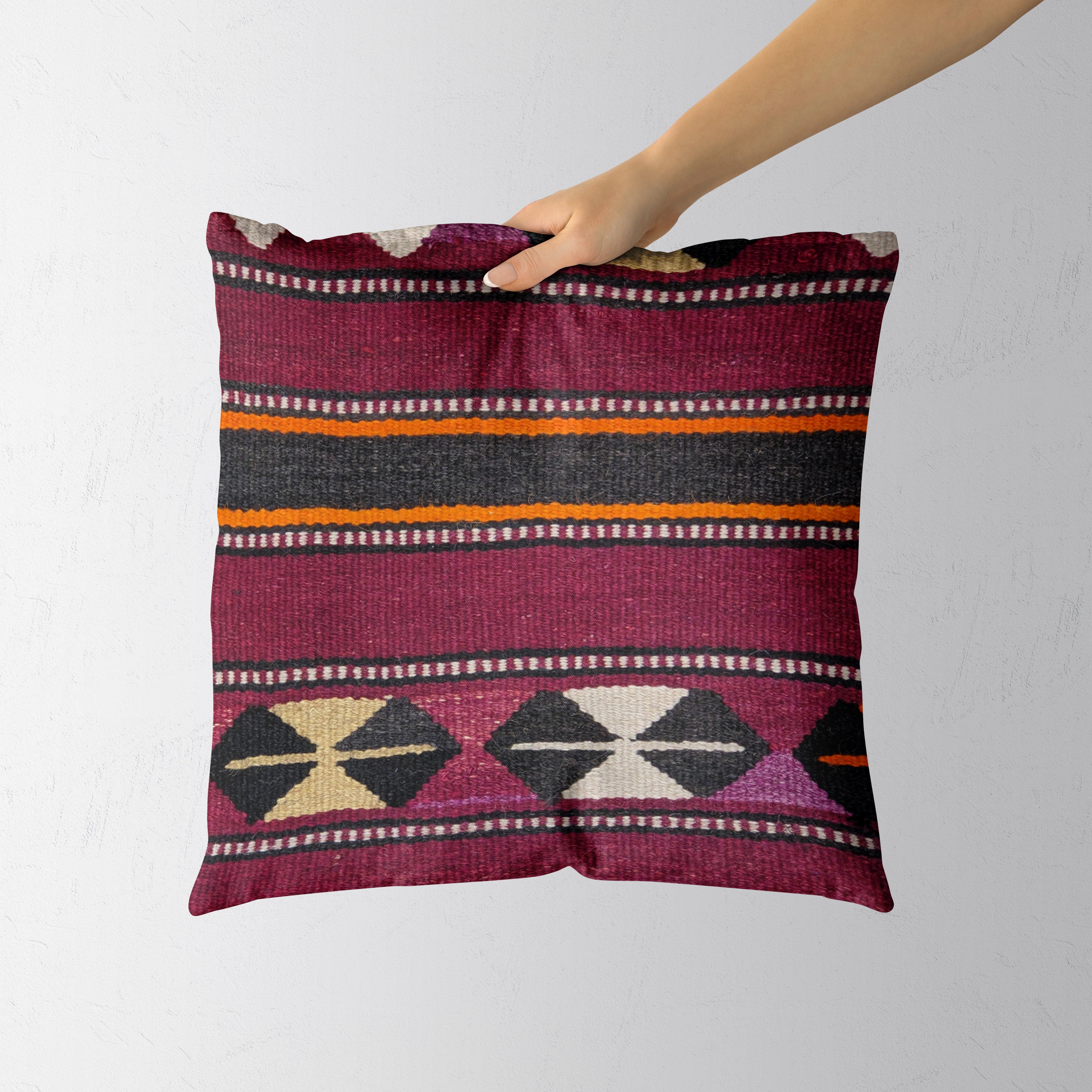 Turkish Kilim Cushion Cover - 42 x 40 cm