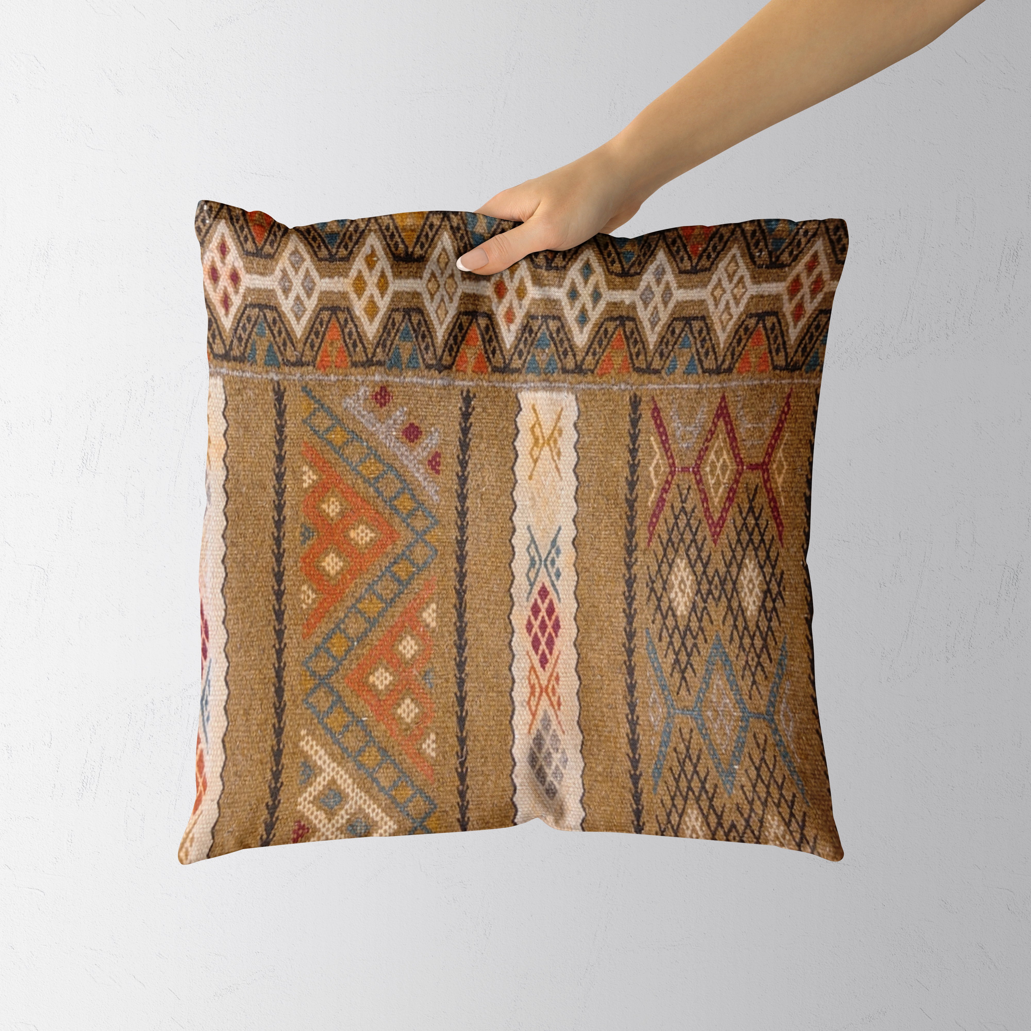 Turkish Kilim Cushion Cover - 58 x 50 cm