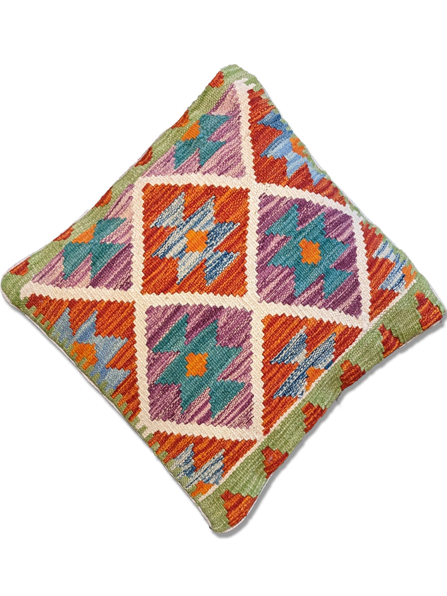 Afghan Kilim Cushion Cover - 50 x 50 cm