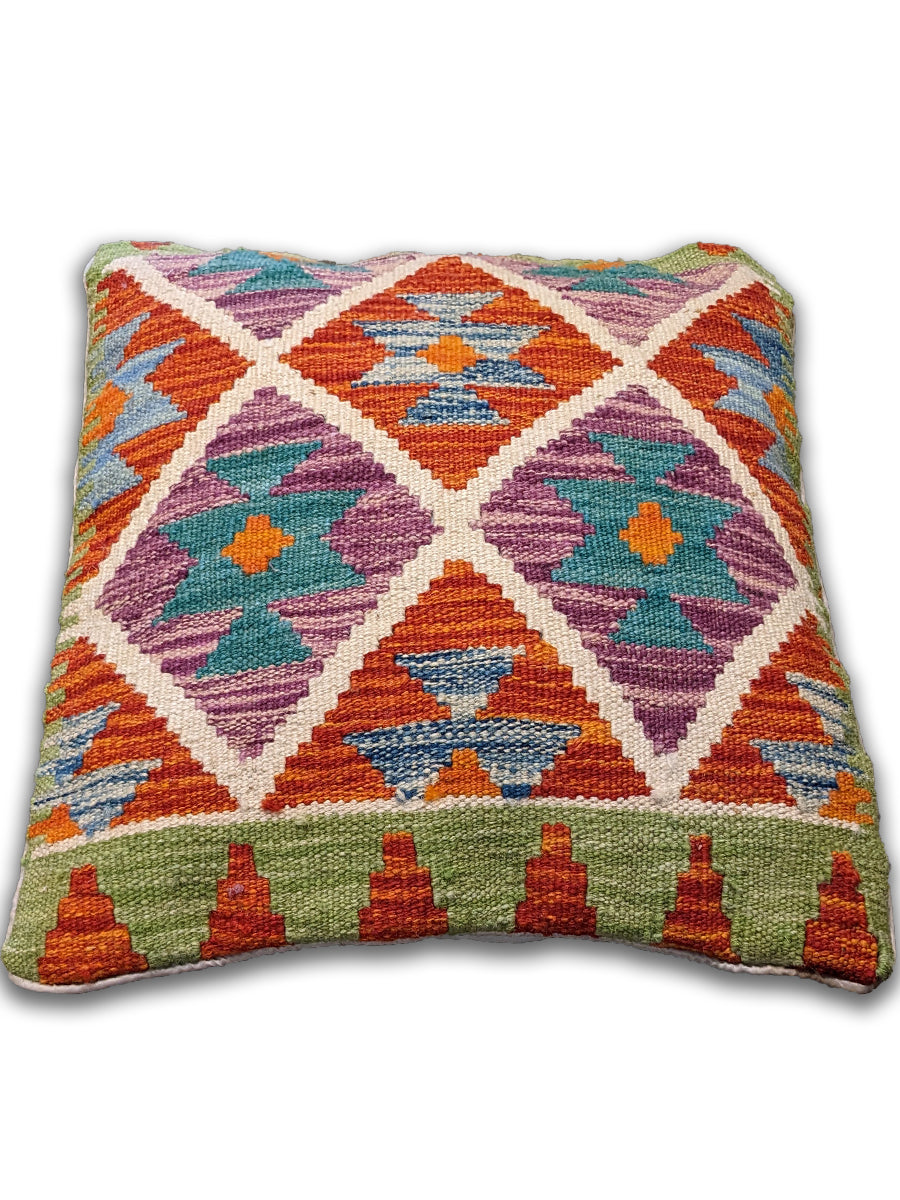 Afghan Kilim Cushion Cover - 50 x 50 cm