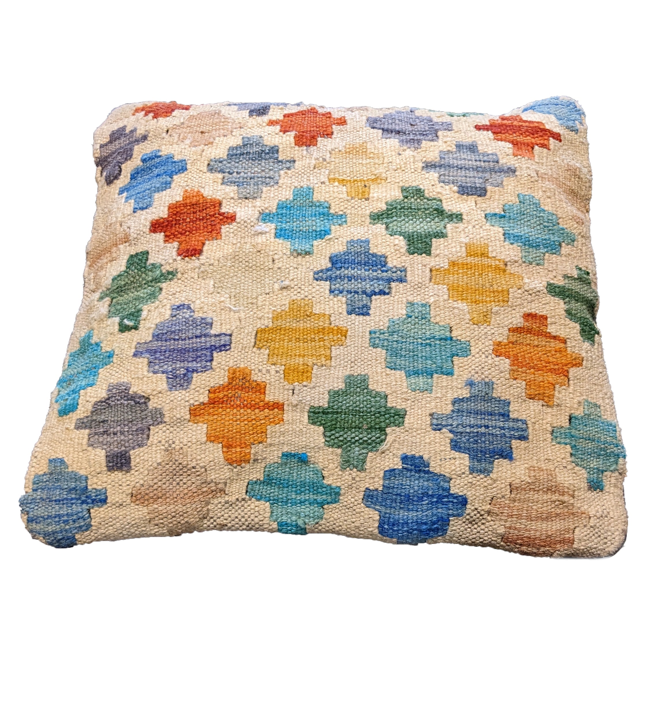 Afghan Kilim Cushion Cover - 46 x 46 cm