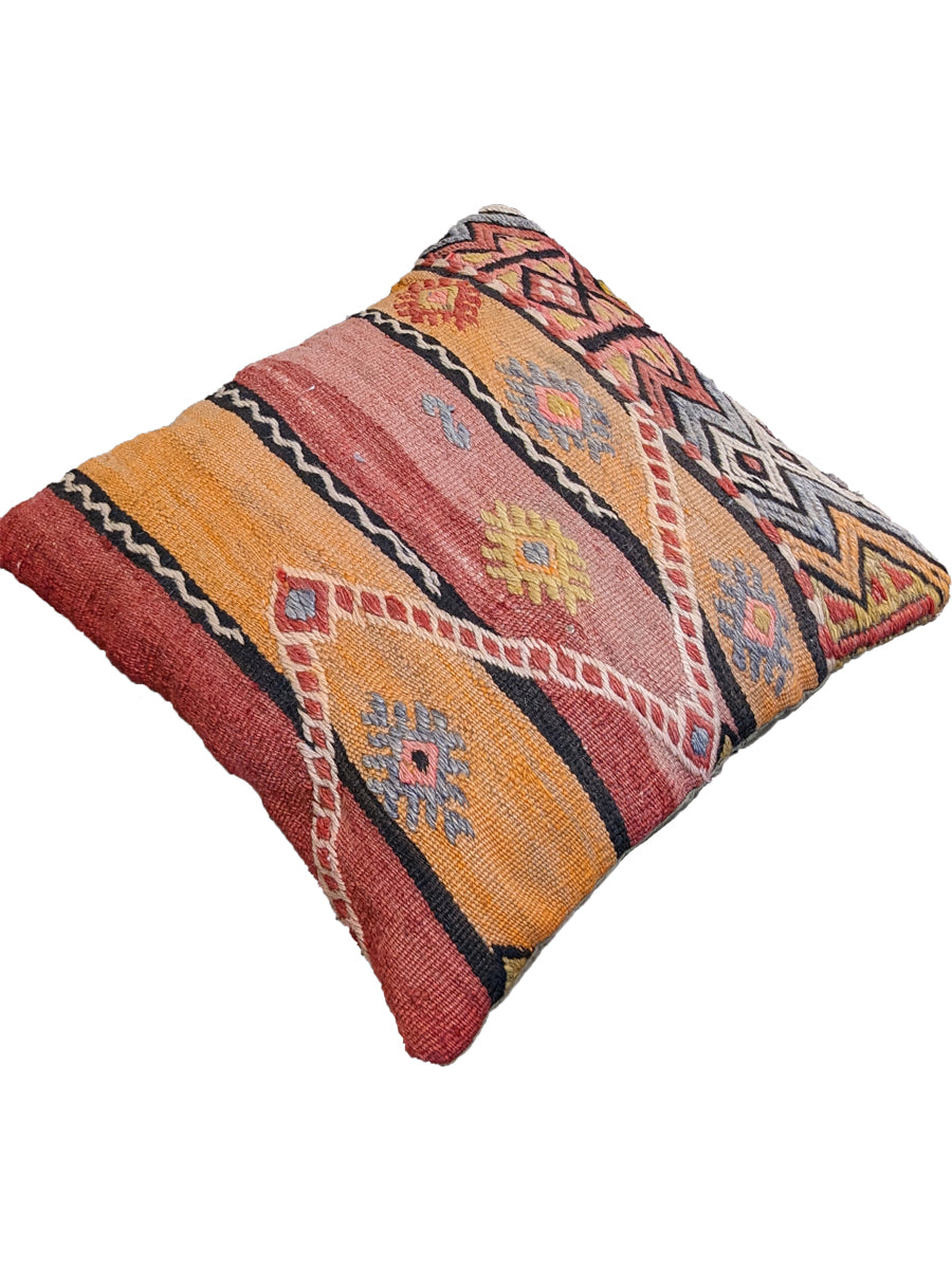 Housse de coussin Kilim turc - 46 x 46 cm