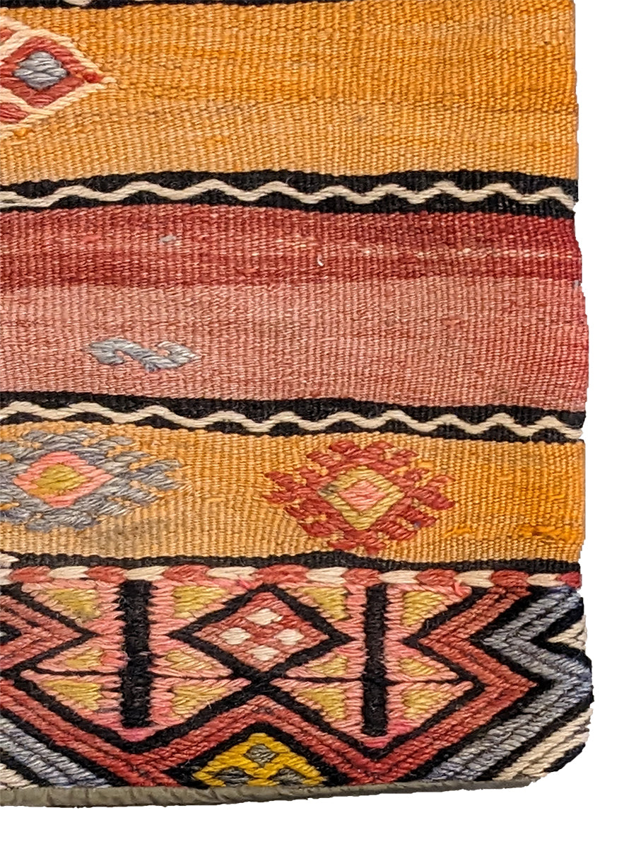 Housse de coussin Kilim turc - 46 x 46 cm