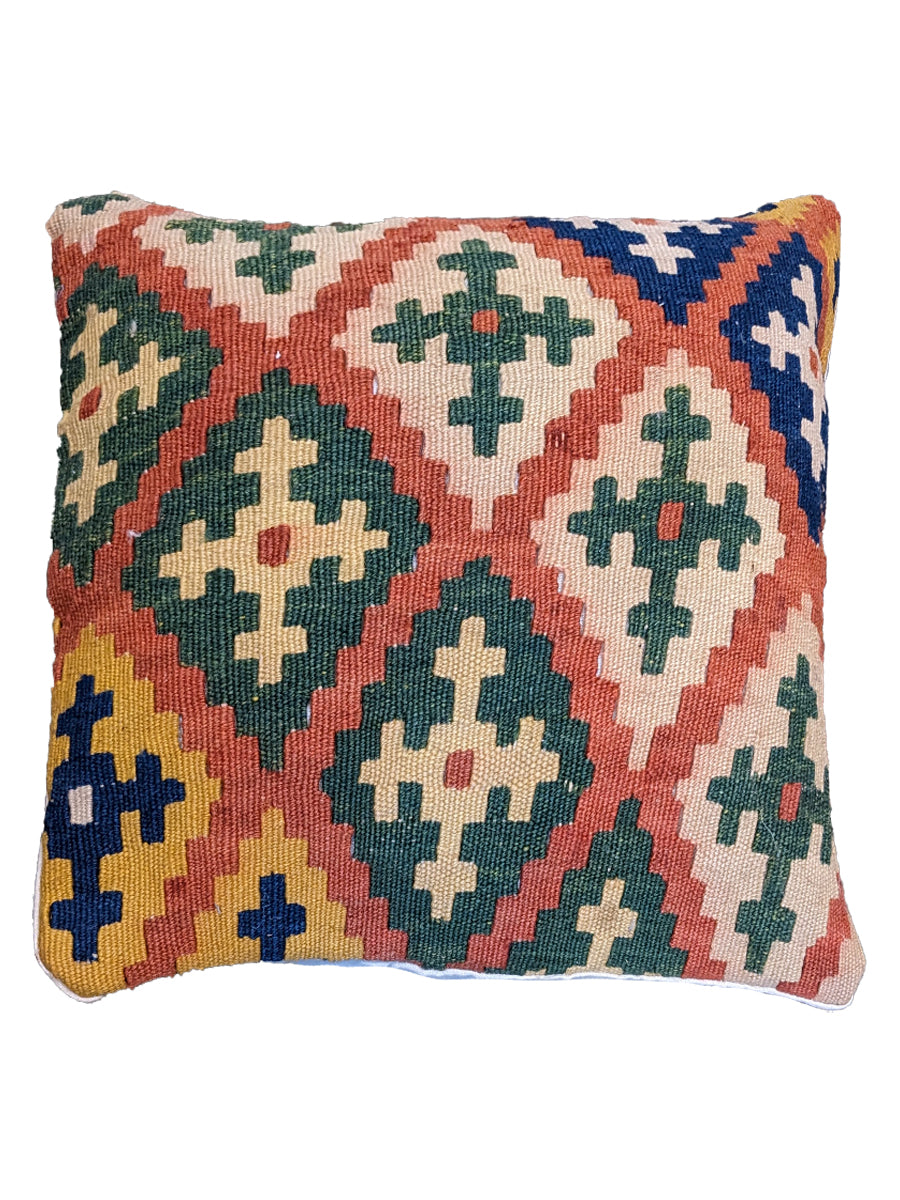 Turkish Kilim Cushion Cover - 42 x 40 cm