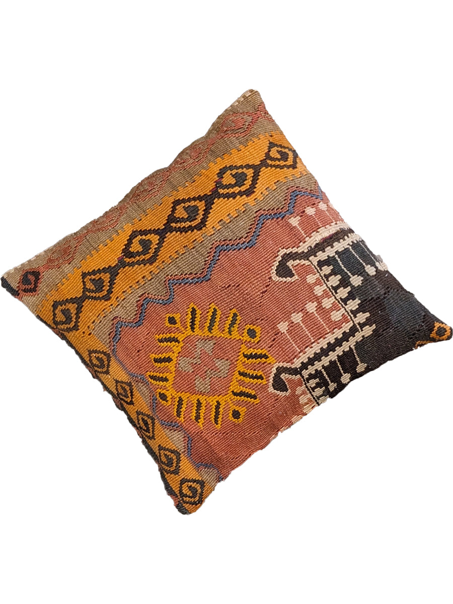 Turkish Kilim Cushion Cover - 48 x 48 cm