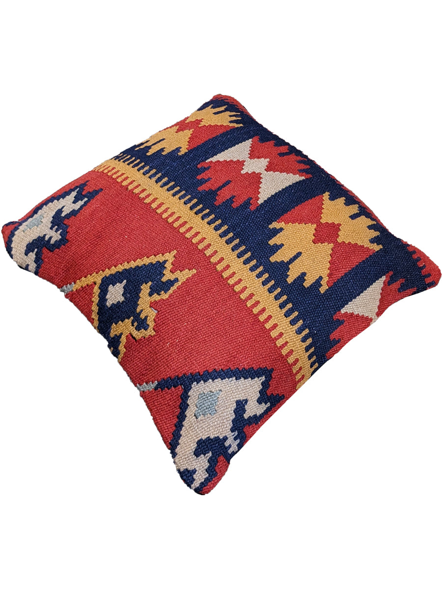 Turkish Kilim Cushion Cover - 40 x 40 cm