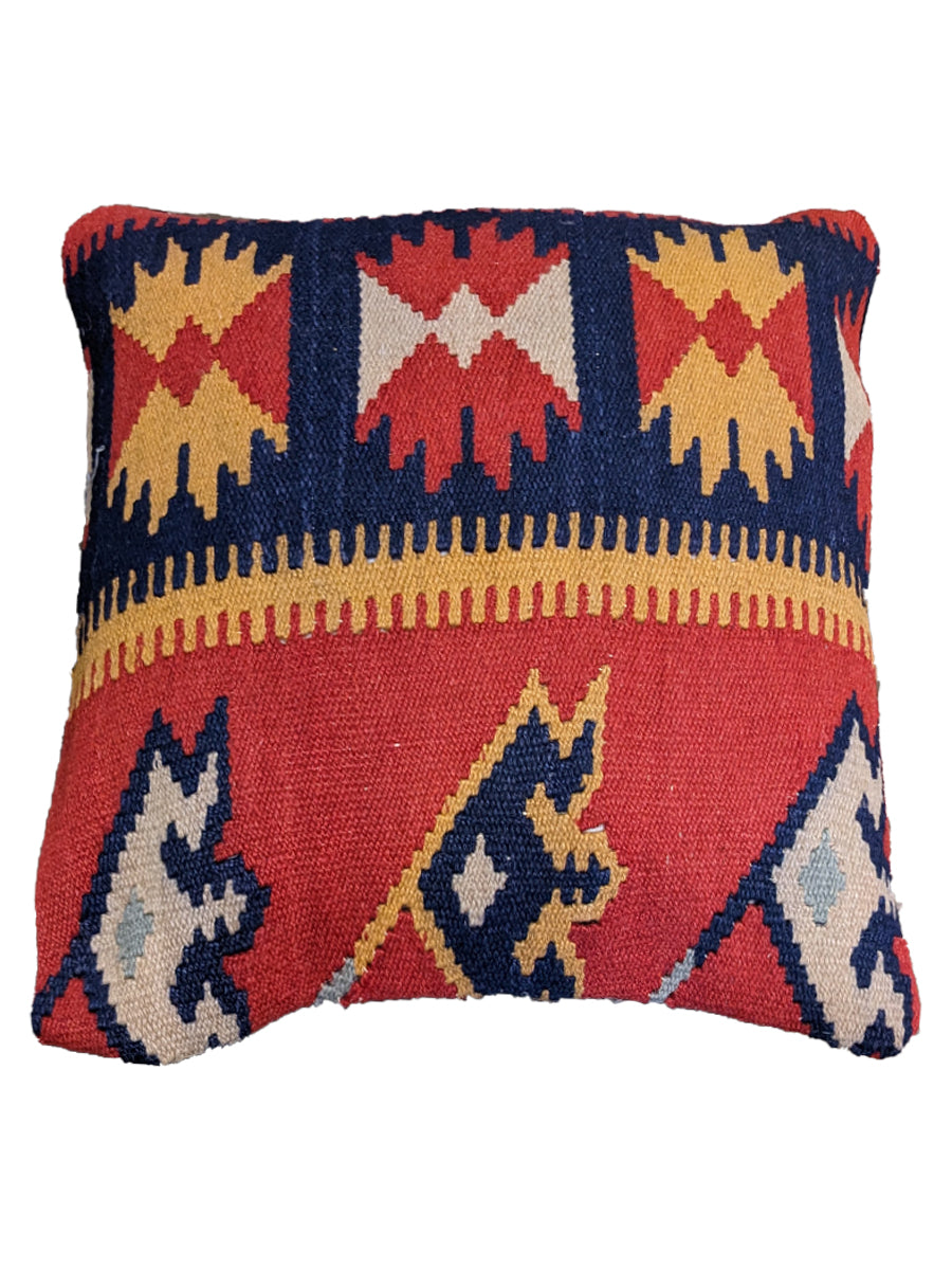 Turkish Kilim Cushion Cover - 40 x 40 cm