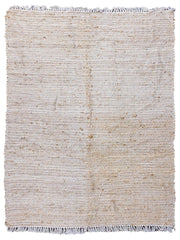Flatweave Natural Jute Rug - 201 x 146 cm
