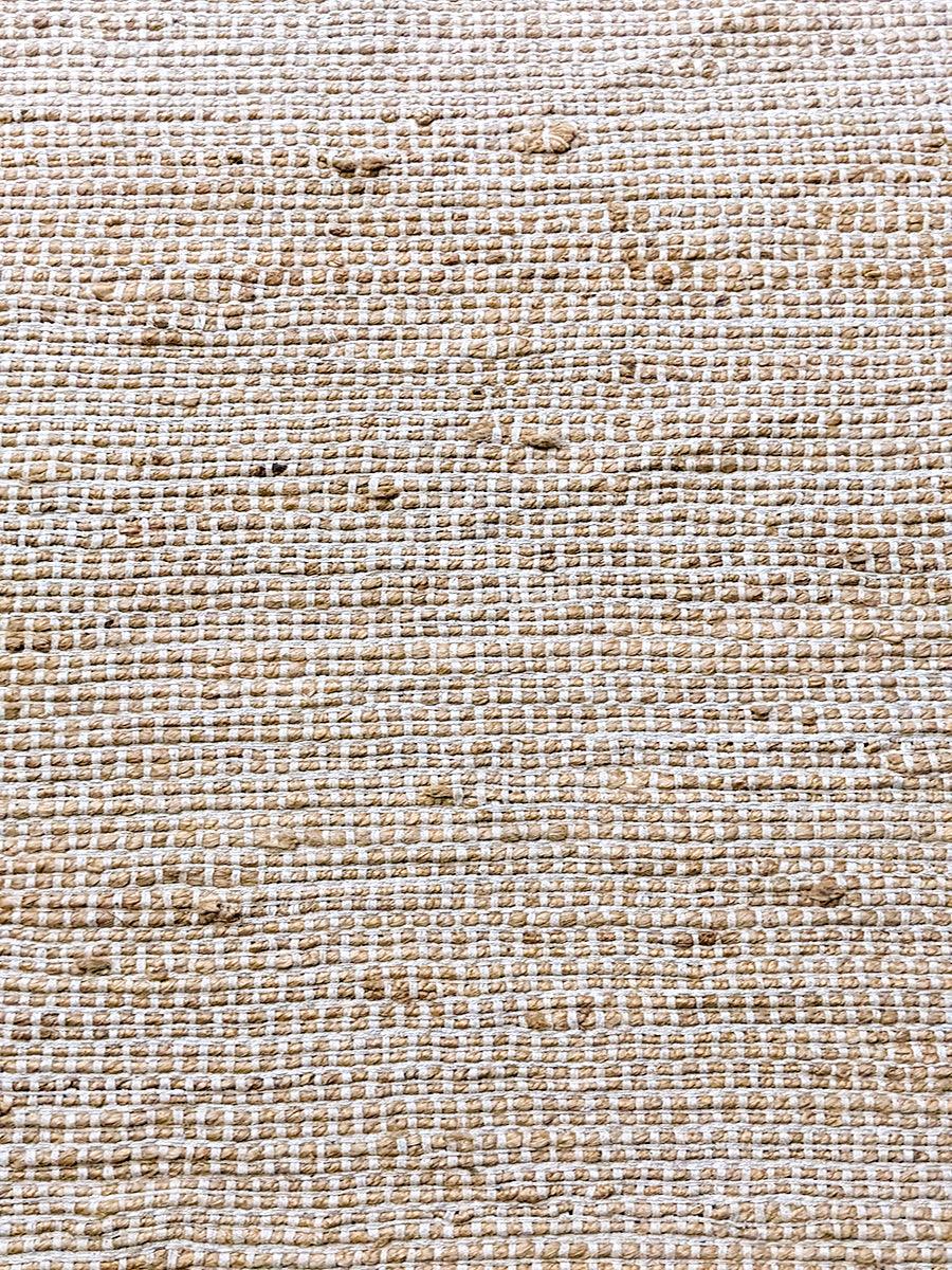 Flatweave Natural Jute Rug - 201 x 146 cm