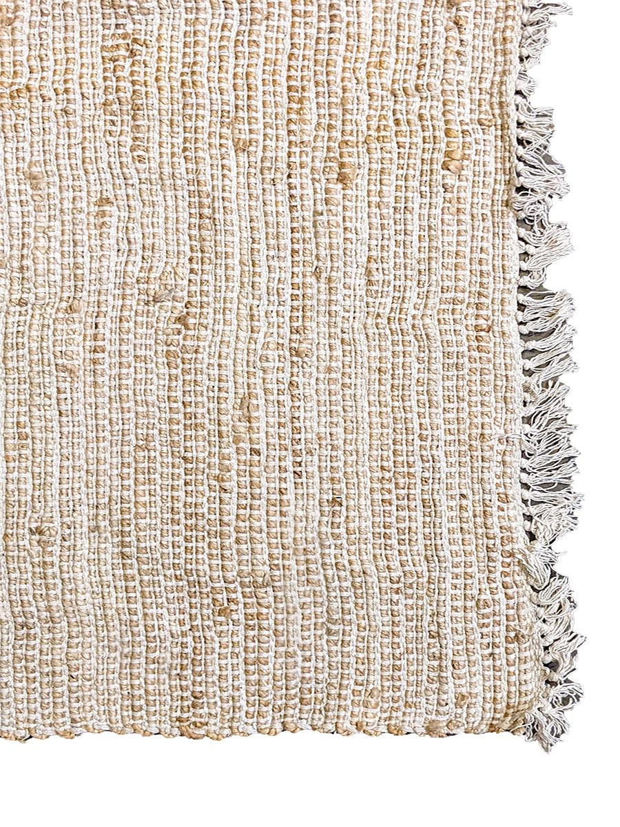 Flatweave Natural Jute Rug - 201 x 146 cm