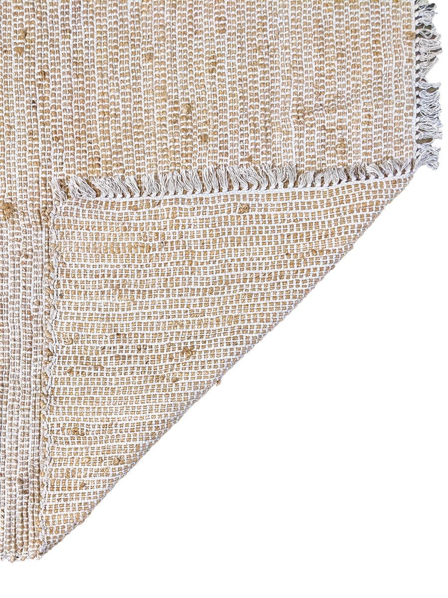 Flatweave Natural Jute Rug - 201 x 146 cm