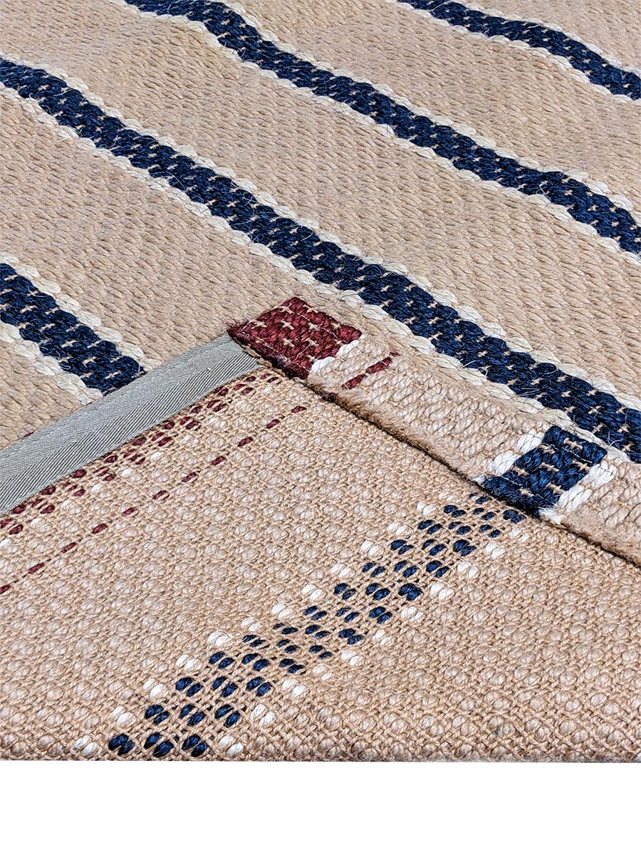 Flatweave Natural Jute Rug - 186 x 186 cm