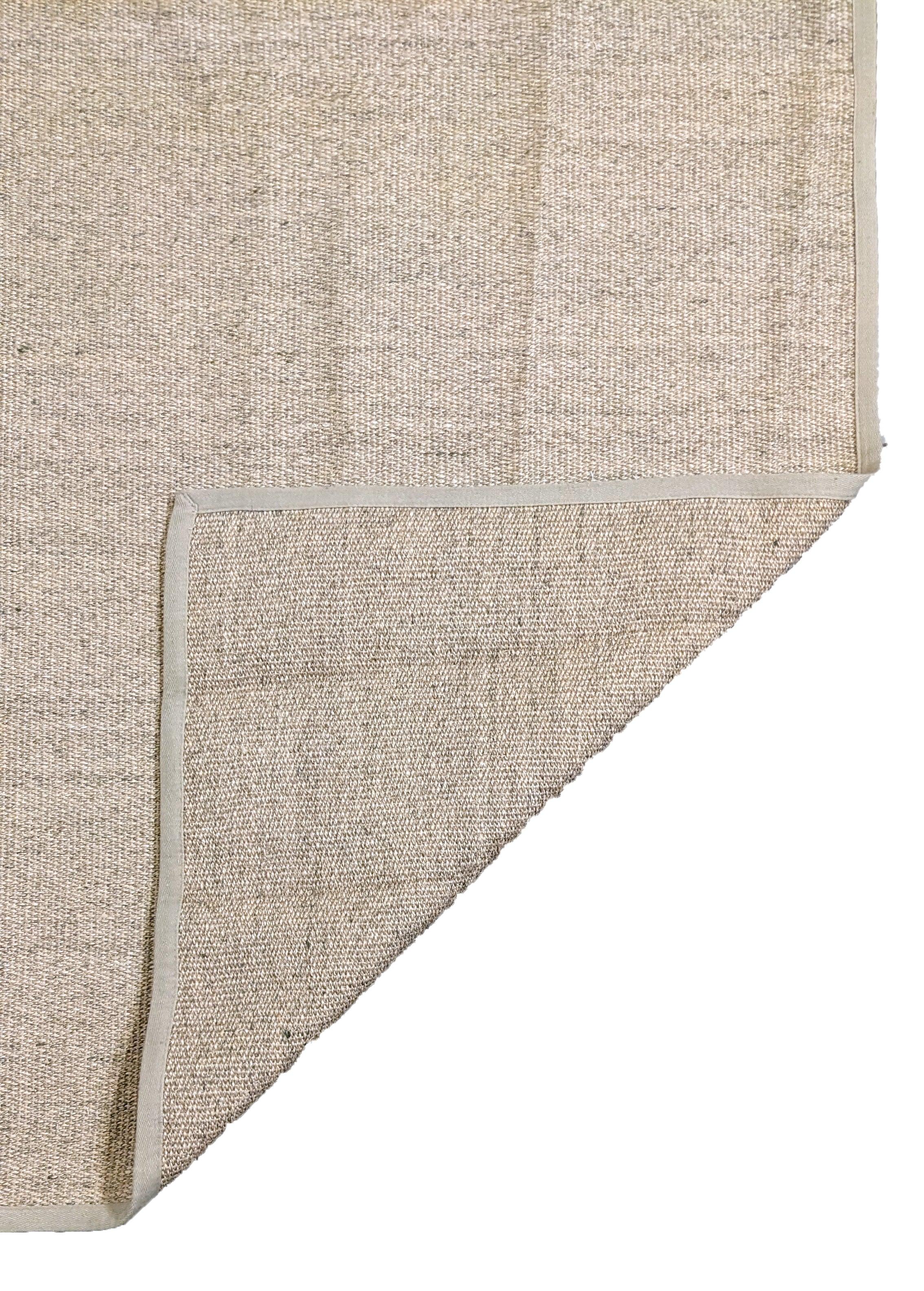 Flatweave Natural Jute Rug - 195 x 134 cm