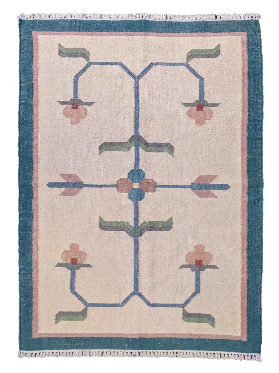 Modern Flatweave Rug - 150 x 98 cm