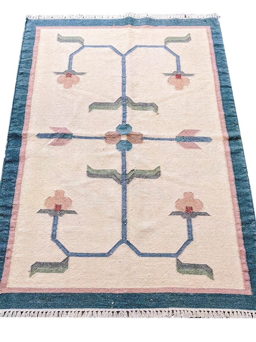Modern Flatweave Rug - 150 x 98 cm