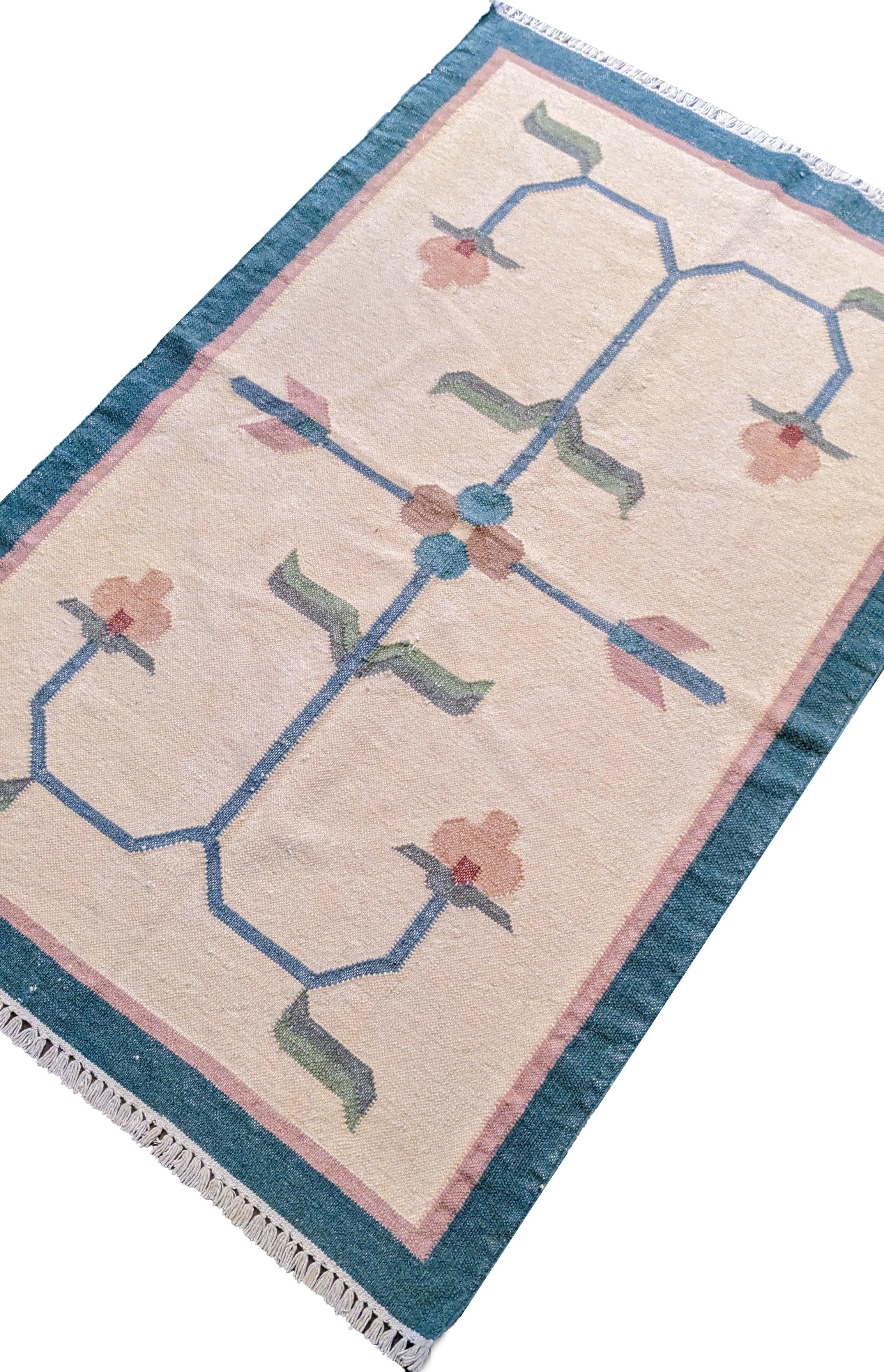 Modern Flatweave Rug - 150 x 98 cm