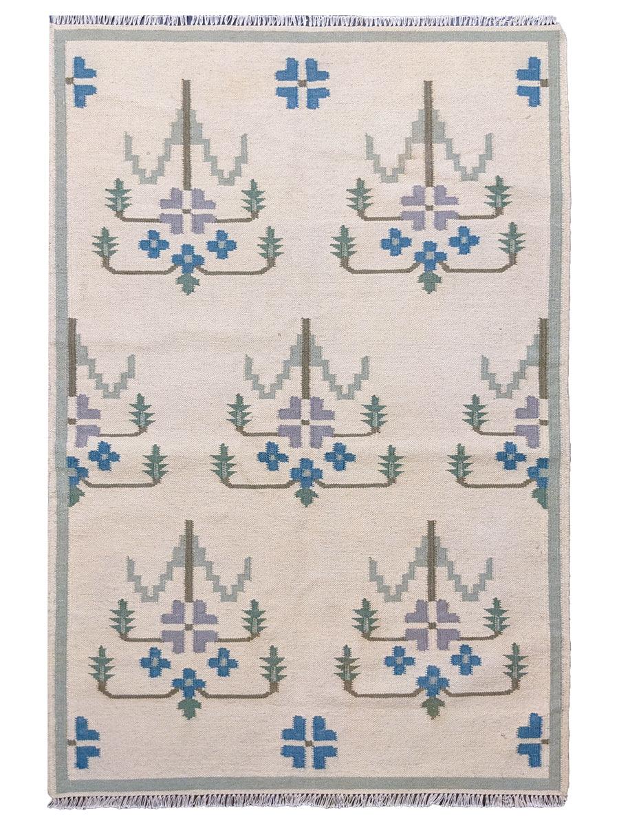 Modern Flatweave Rug - 156 x 101 cm