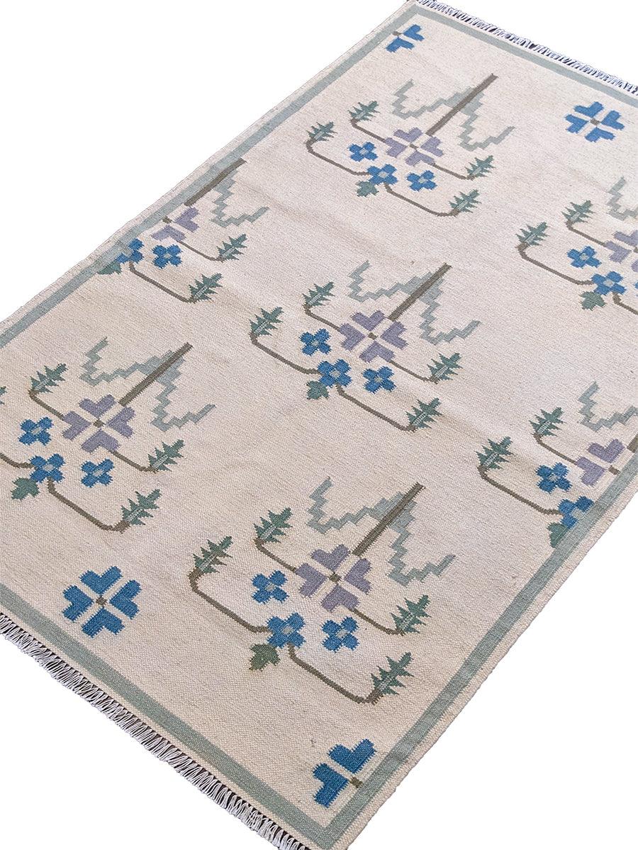 Modern Flatweave Rug - 156 x 101 cm