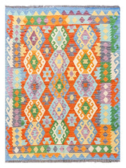 Afghanistan Kilim Rug - 201 x 158 cm