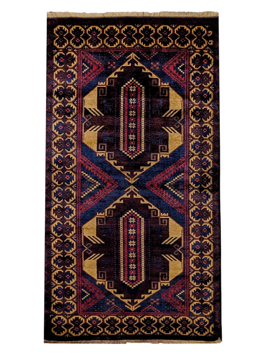Baluchi Tribal Rug - 205 x 113 cm