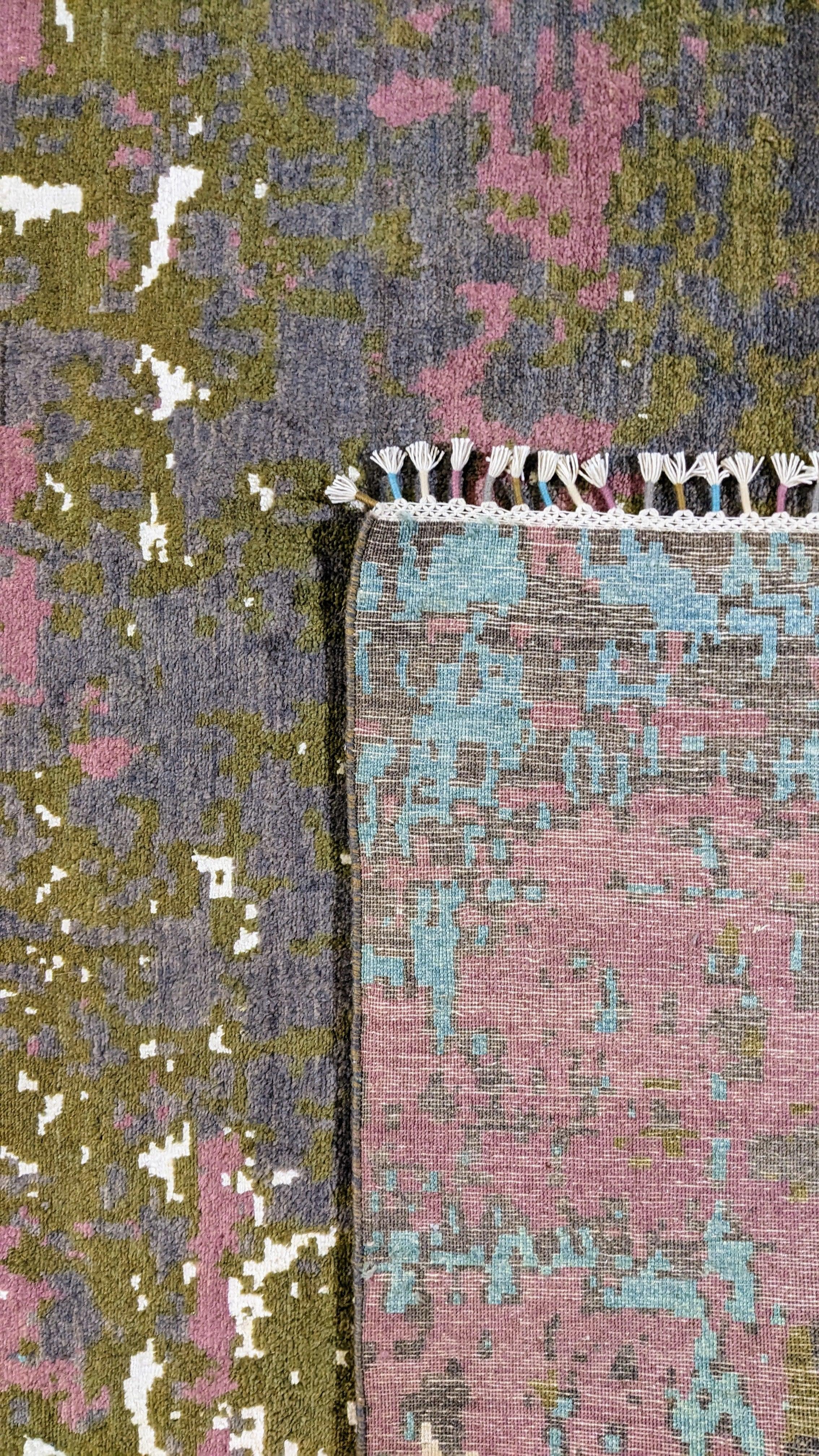 Modern Chobi Silk & Wool Rug - Size: 301 × 243 cm