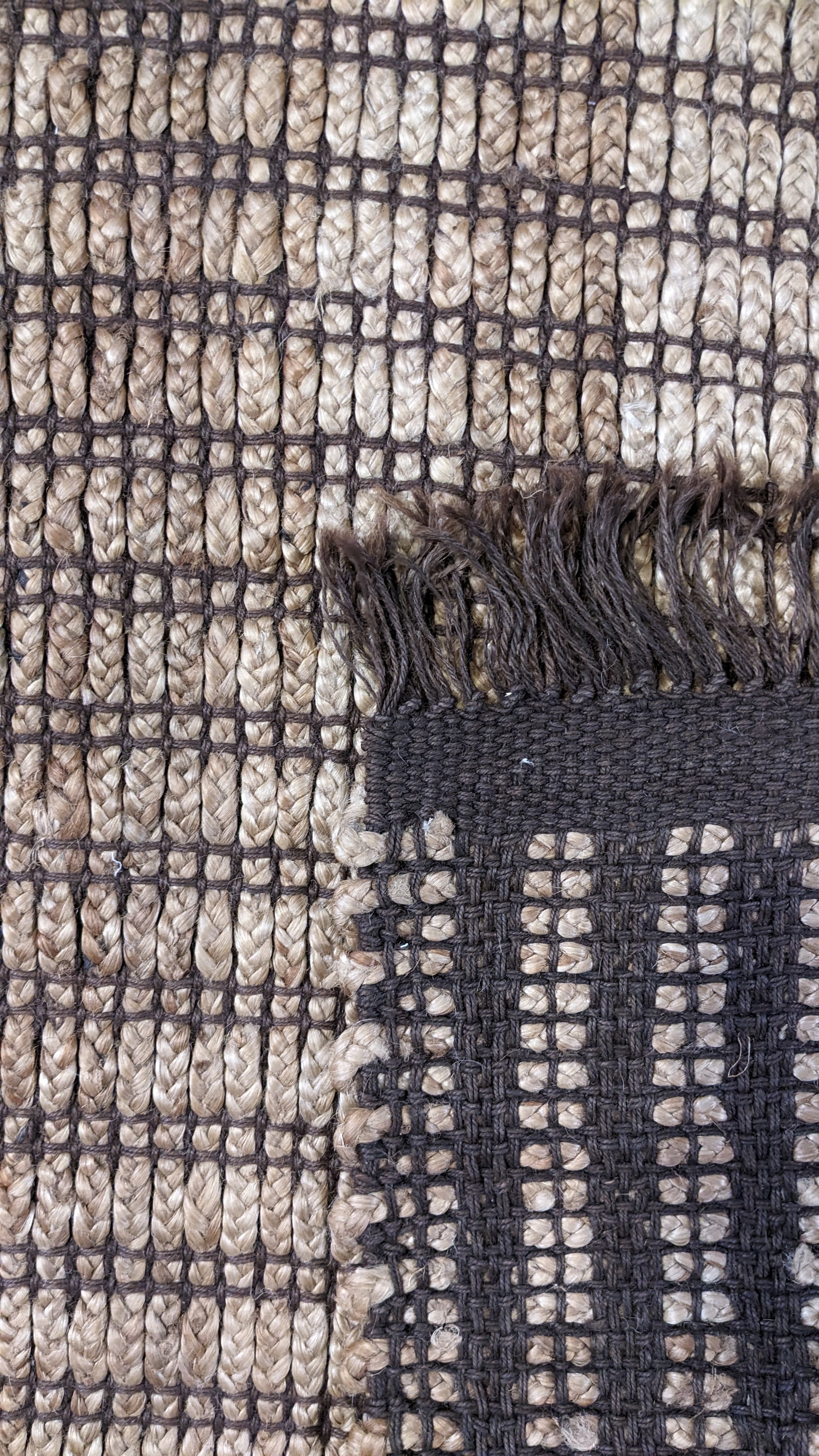 Flatweave Natural Jute Rug - 247 x 155 cm