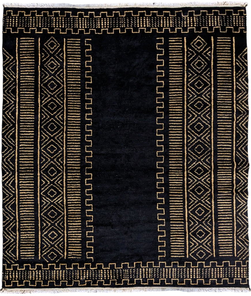 Raven Hand Knotted Rug - Made to Order