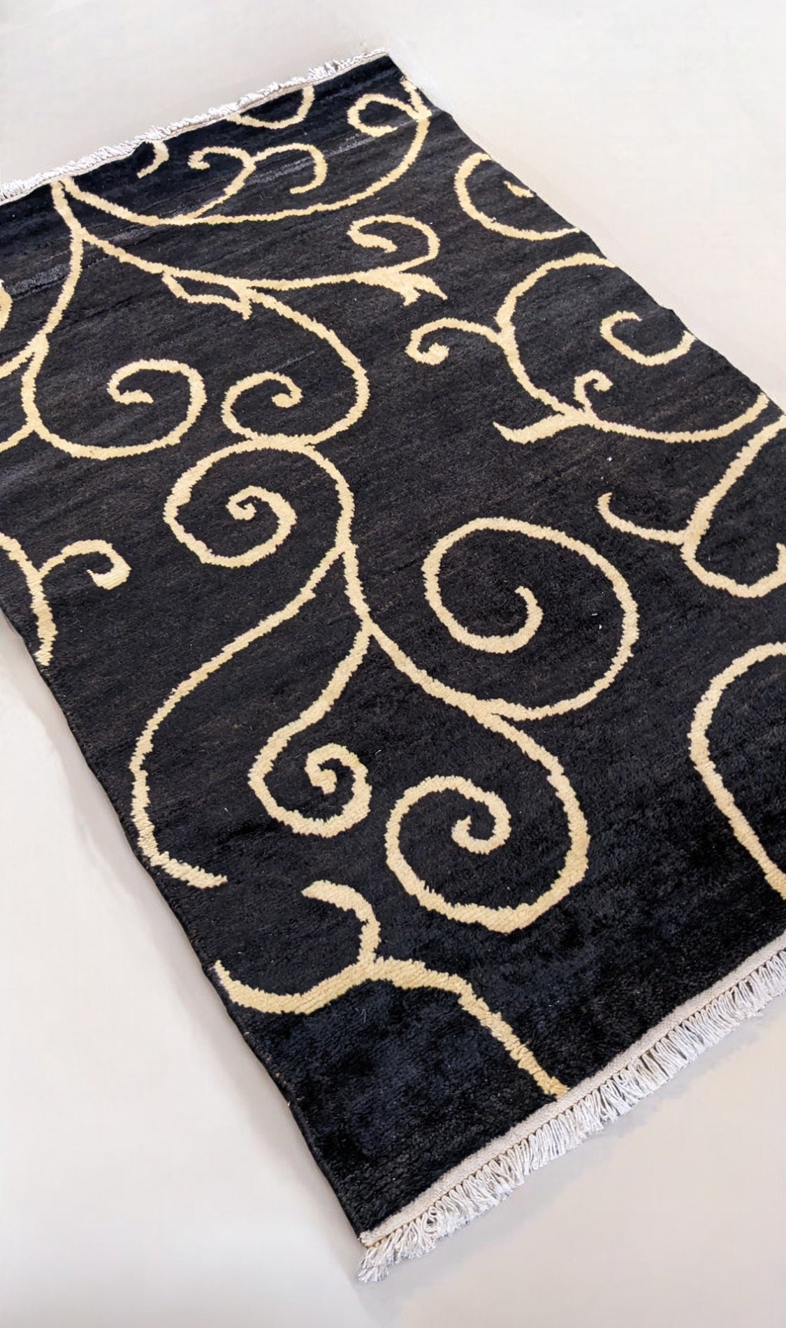 Crimson Hand Knotted Rug - Made to Order