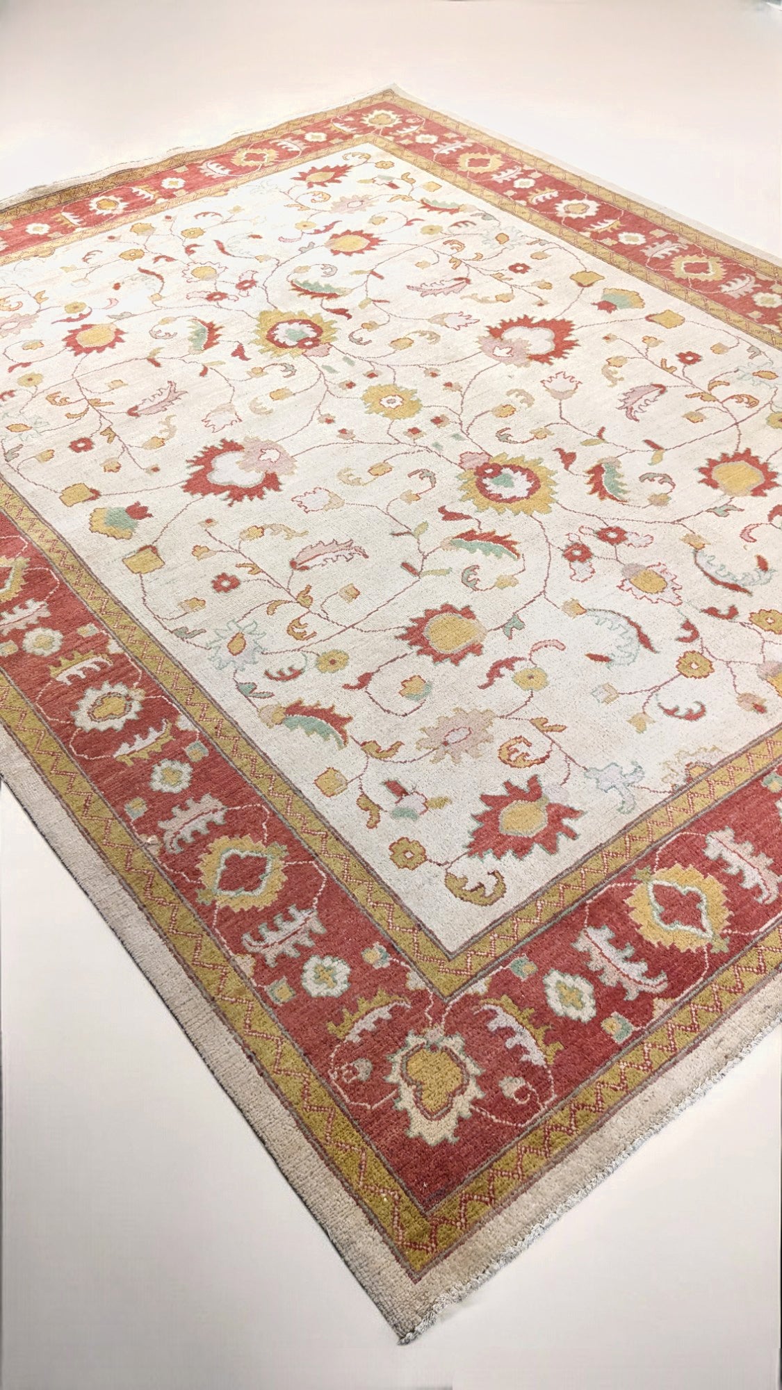 Farahan Ziegler Afghan Chobi Rug - Size: 359 × 246 cm