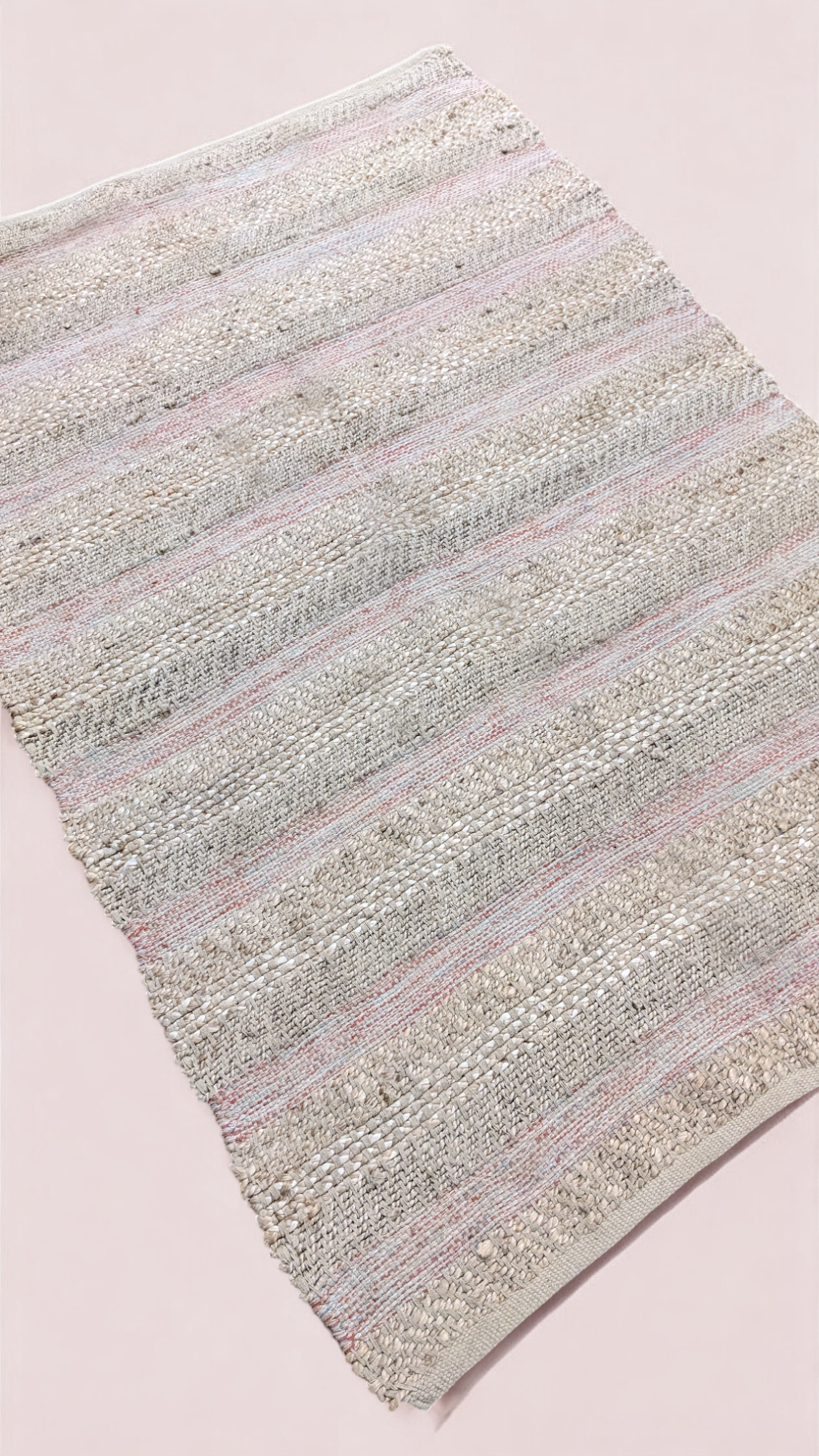 Loop Natural Jute Rug - 189 × 126 cm