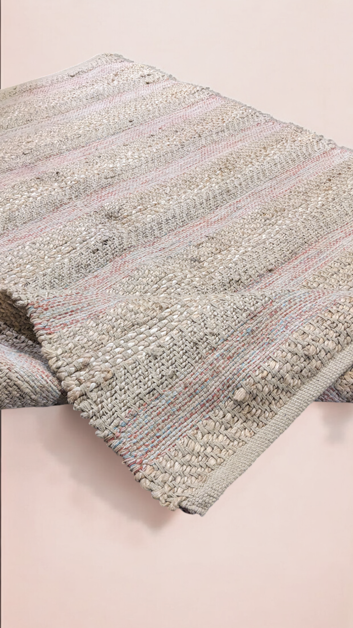 Loop Natural Jute Rug - 189 × 126 cm