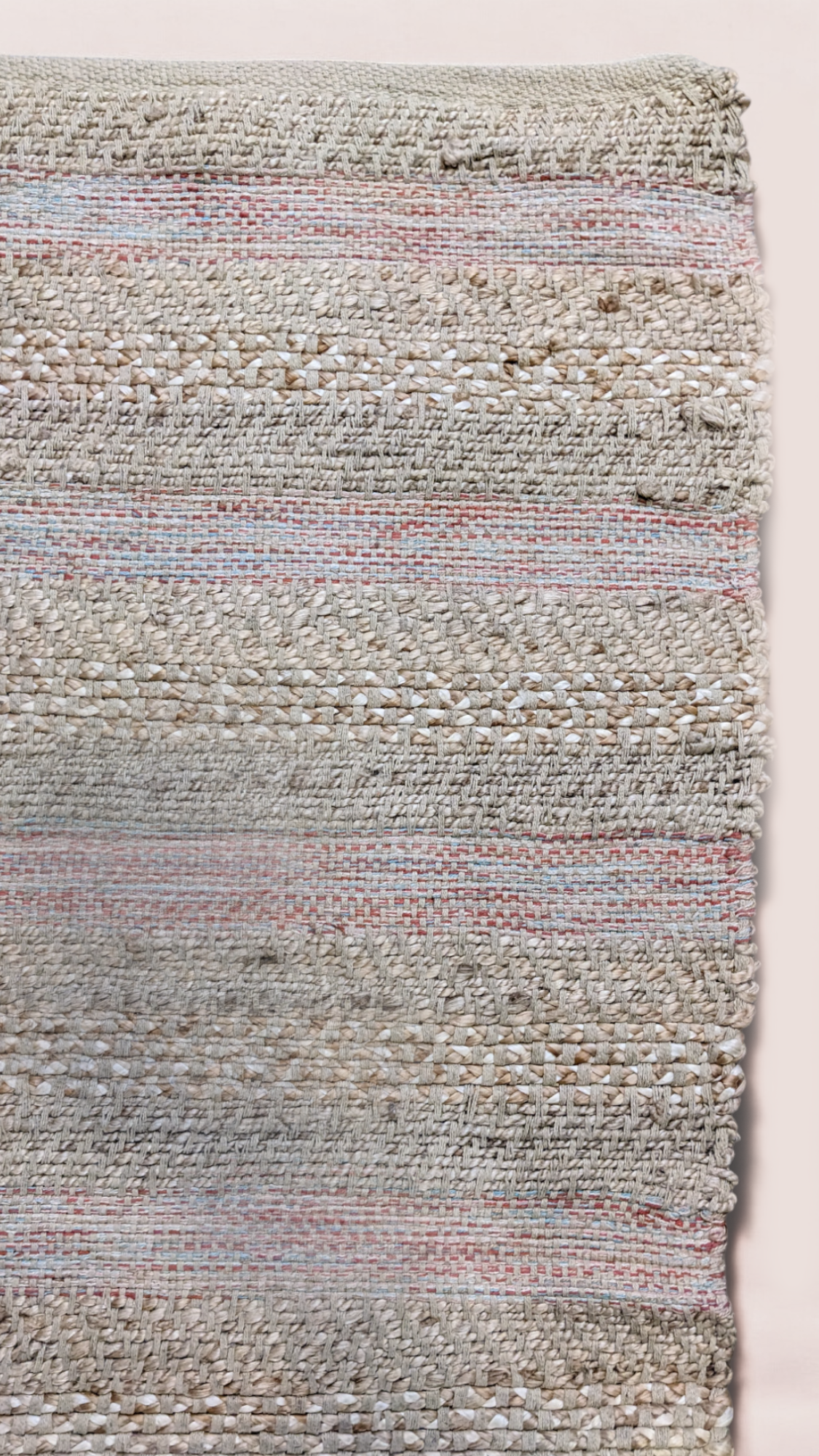 Loop Natural Jute Rug - 189 × 126 cm