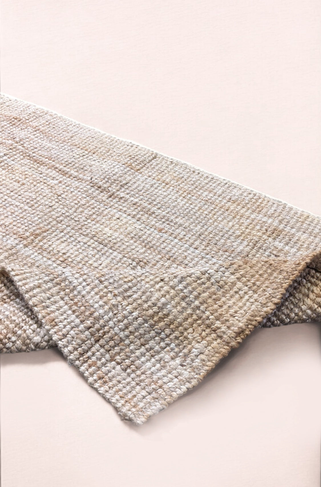 Loop Natural Jute Rug - 125 × 82 cm