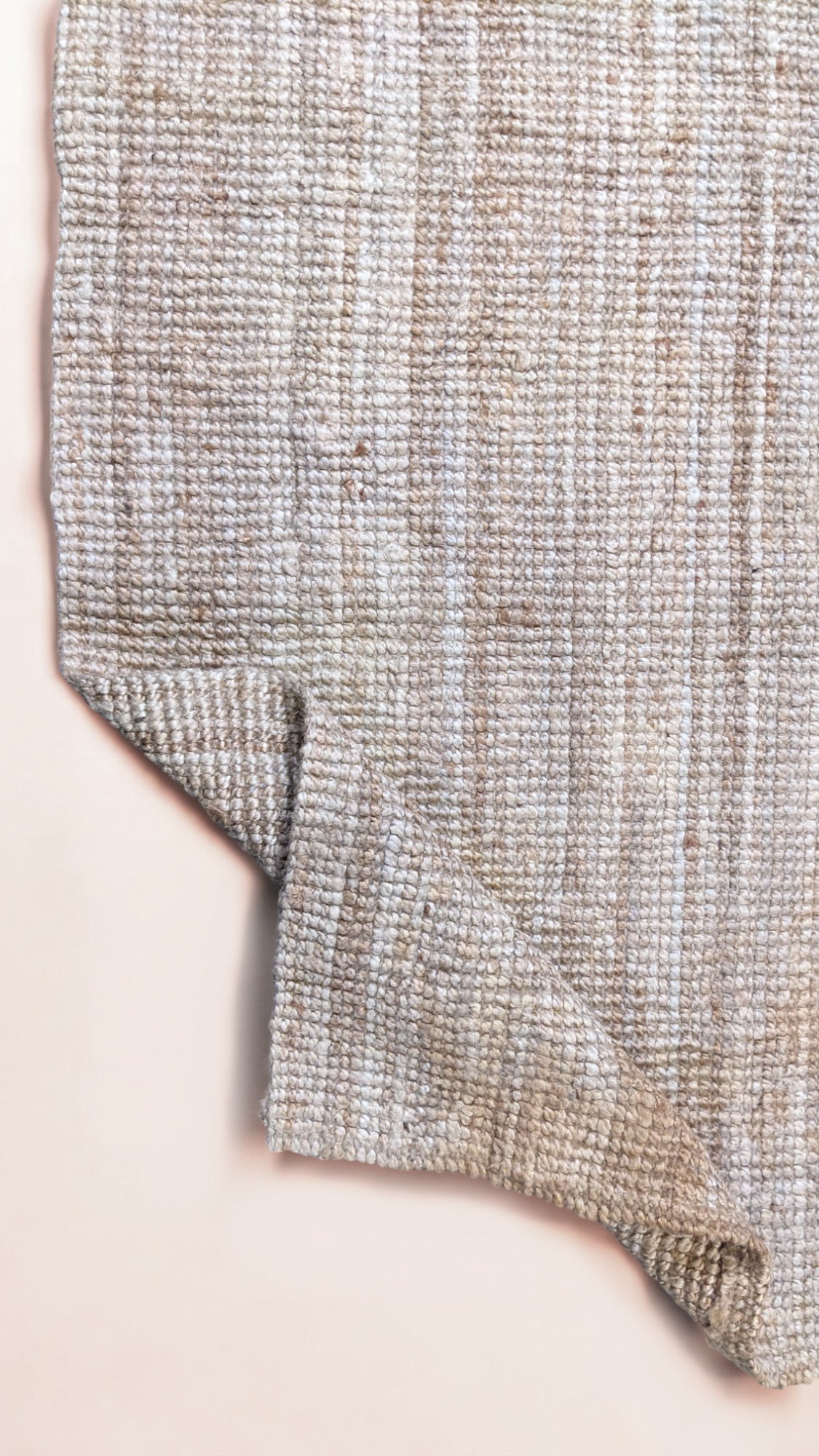 Loop Natural Jute Rug - 125 × 82 cm