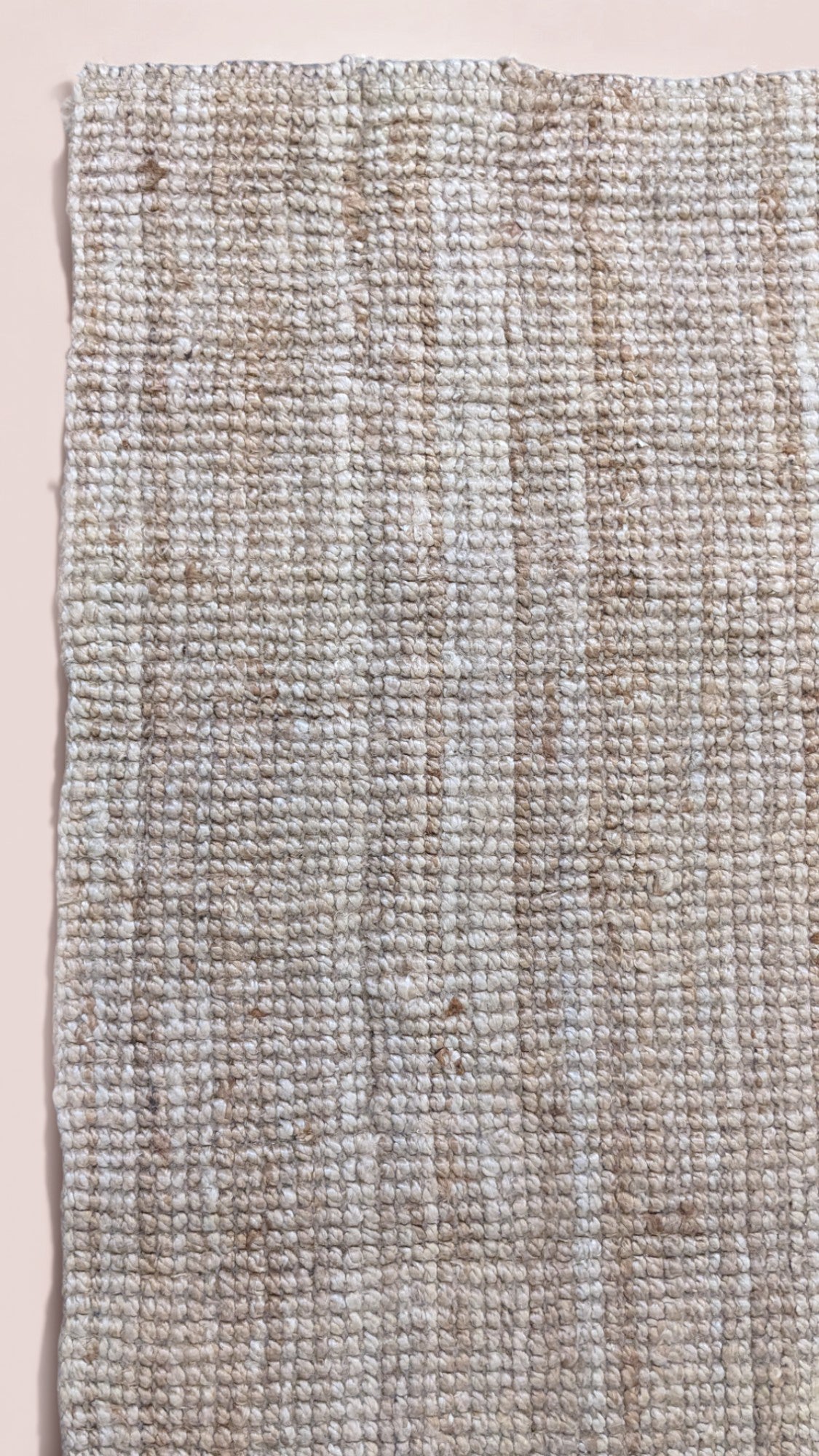 Loop Natural Jute Rug - 125 × 82 cm