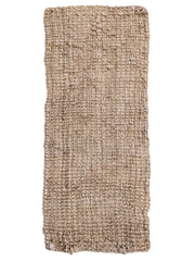Chunky Natural Jute Runner - 125 × 34 cm