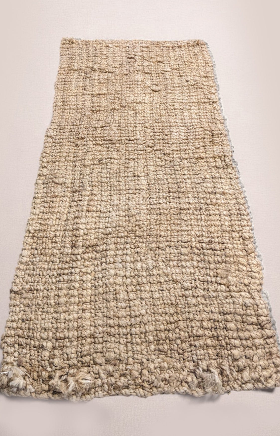 Chunky Natural Jute Runner - 125 × 34 cm
