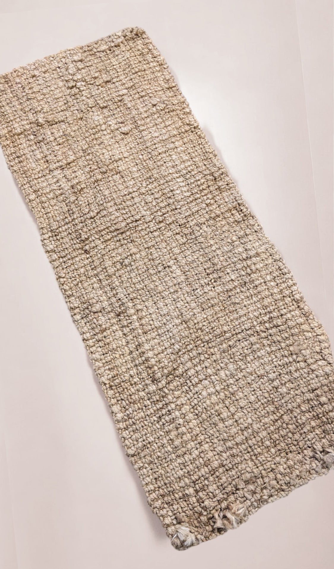 Chunky Natural Jute Runner - 125 × 34 cm