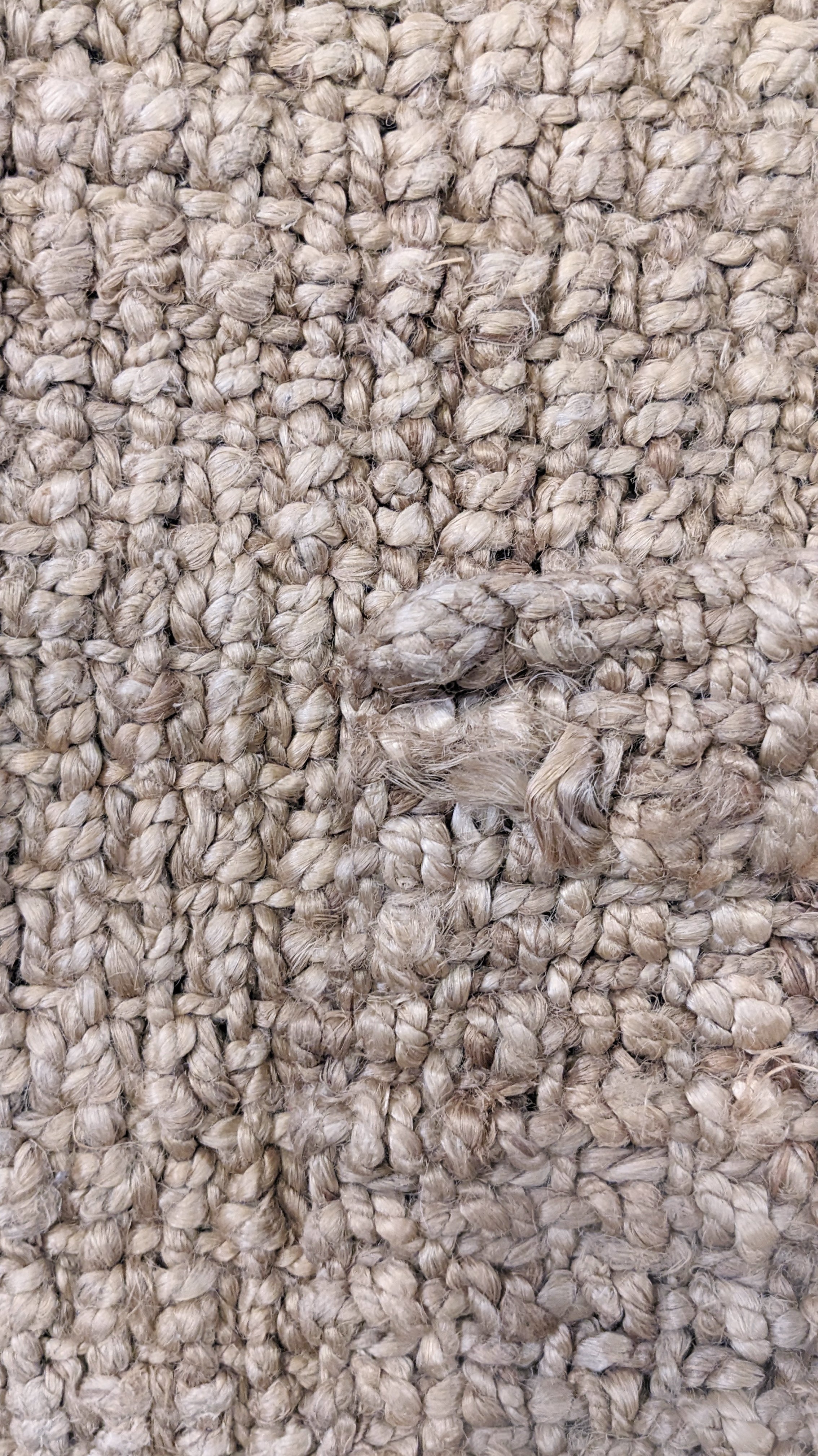 Chunky Natural Jute Runner - 125 × 34 cm