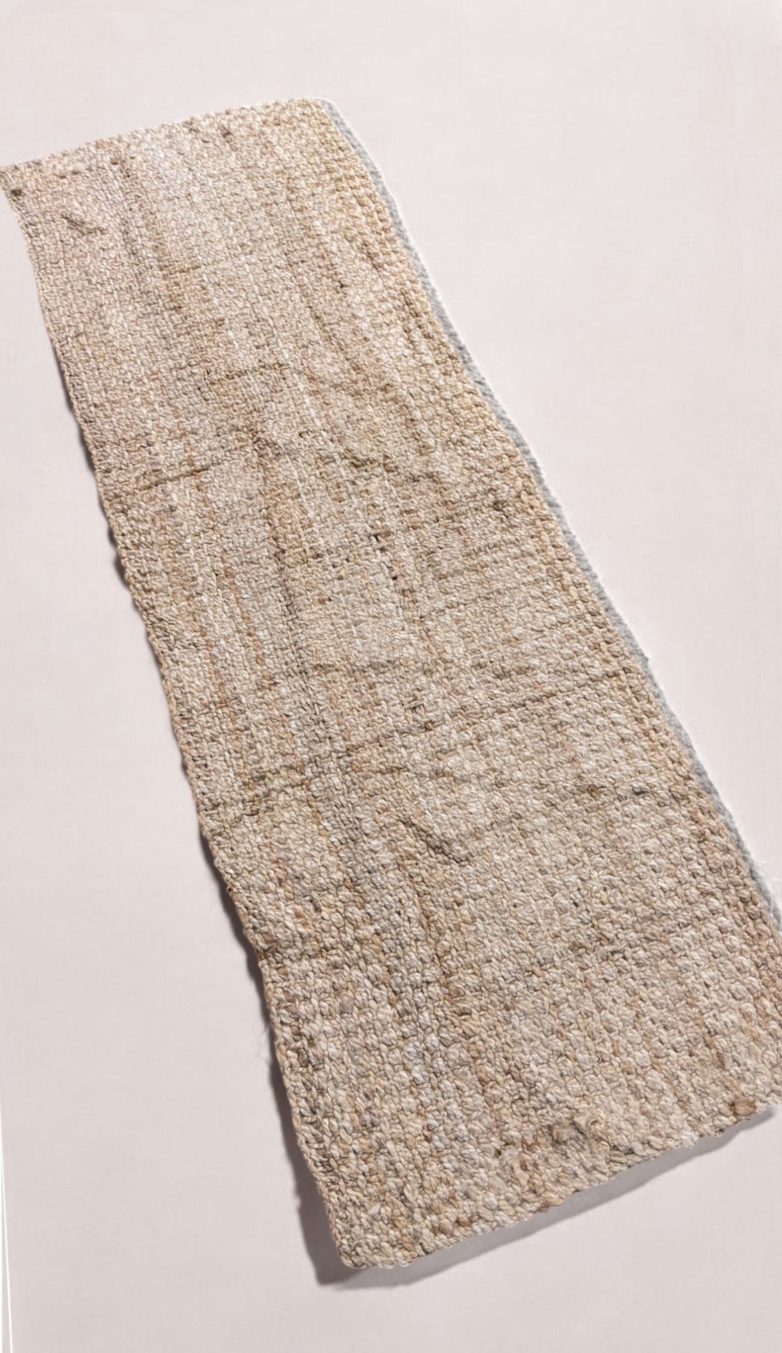 Chunky Natural Jute Runner - 186 × 61 cm