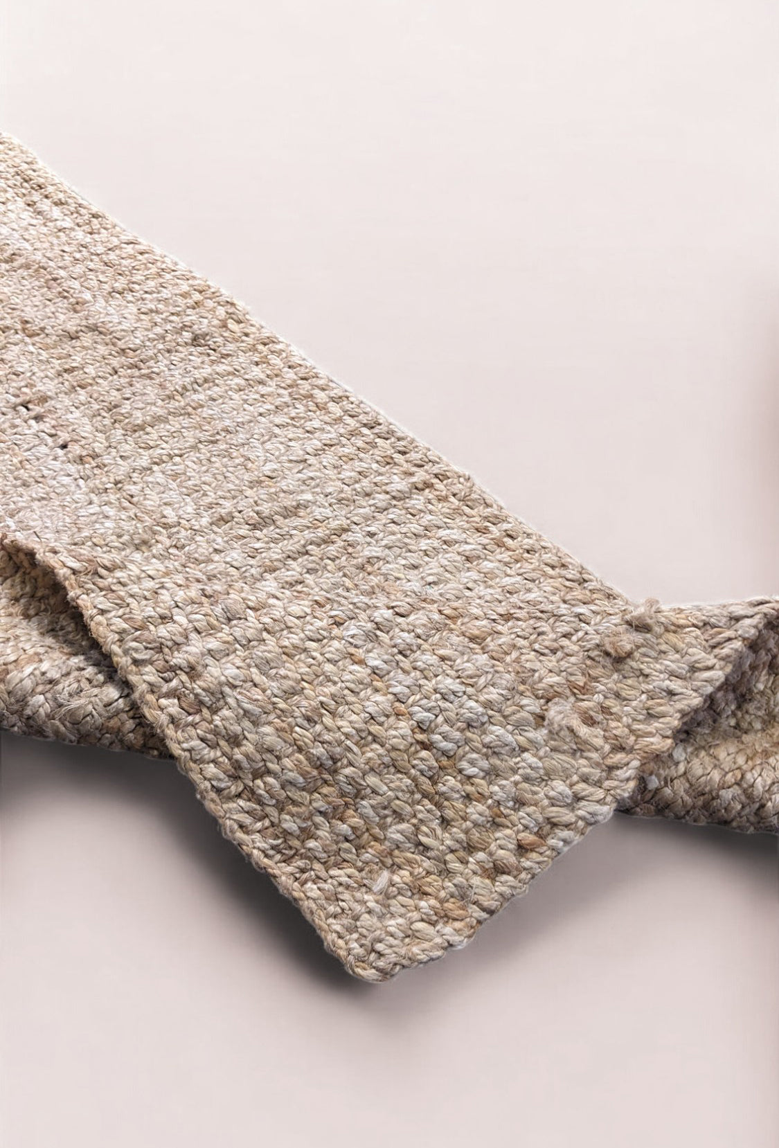 Chunky Natural Jute Runner - 186 × 61 cm