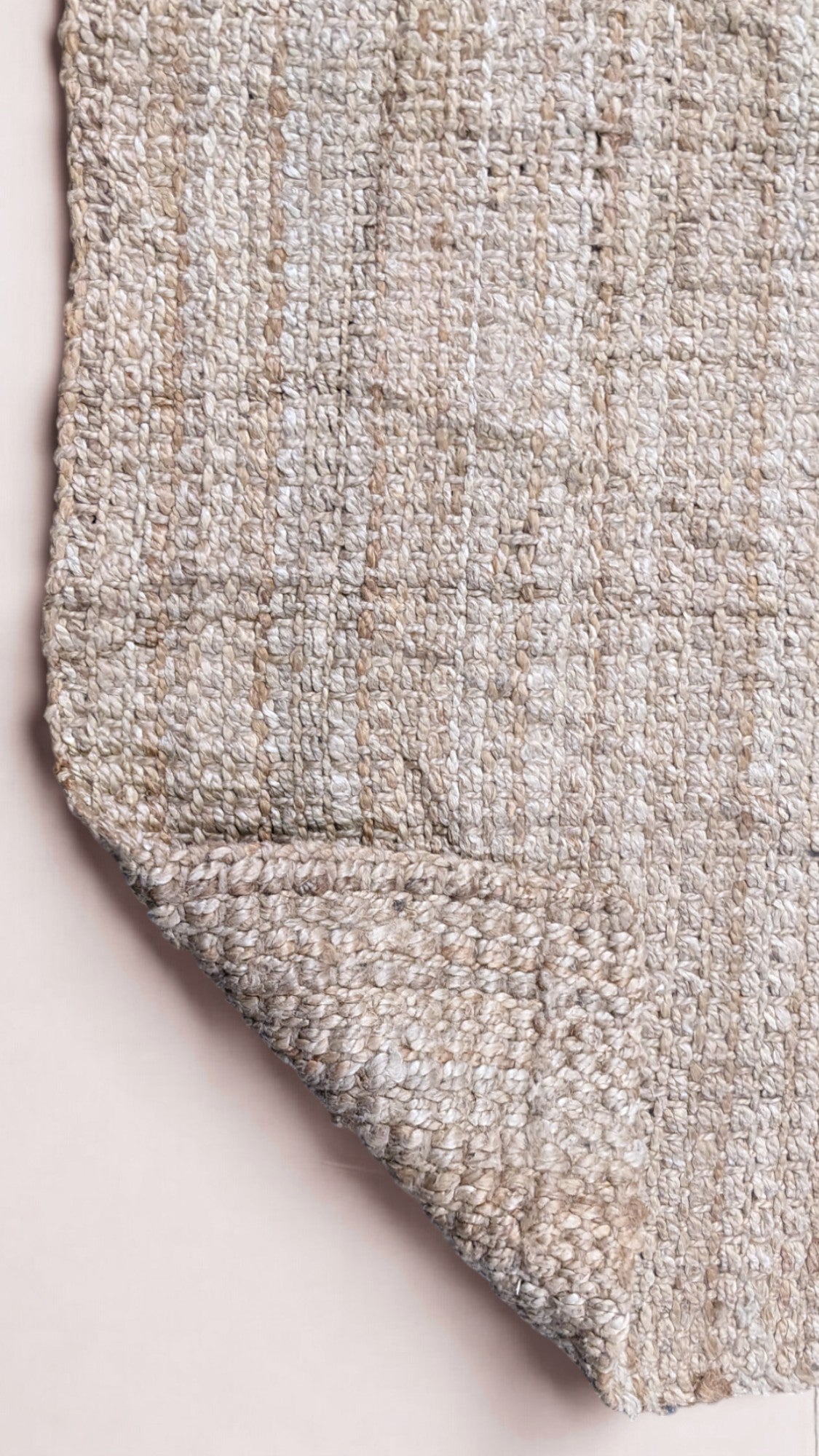 Chunky Natural Jute Runner - 186 × 61 cm